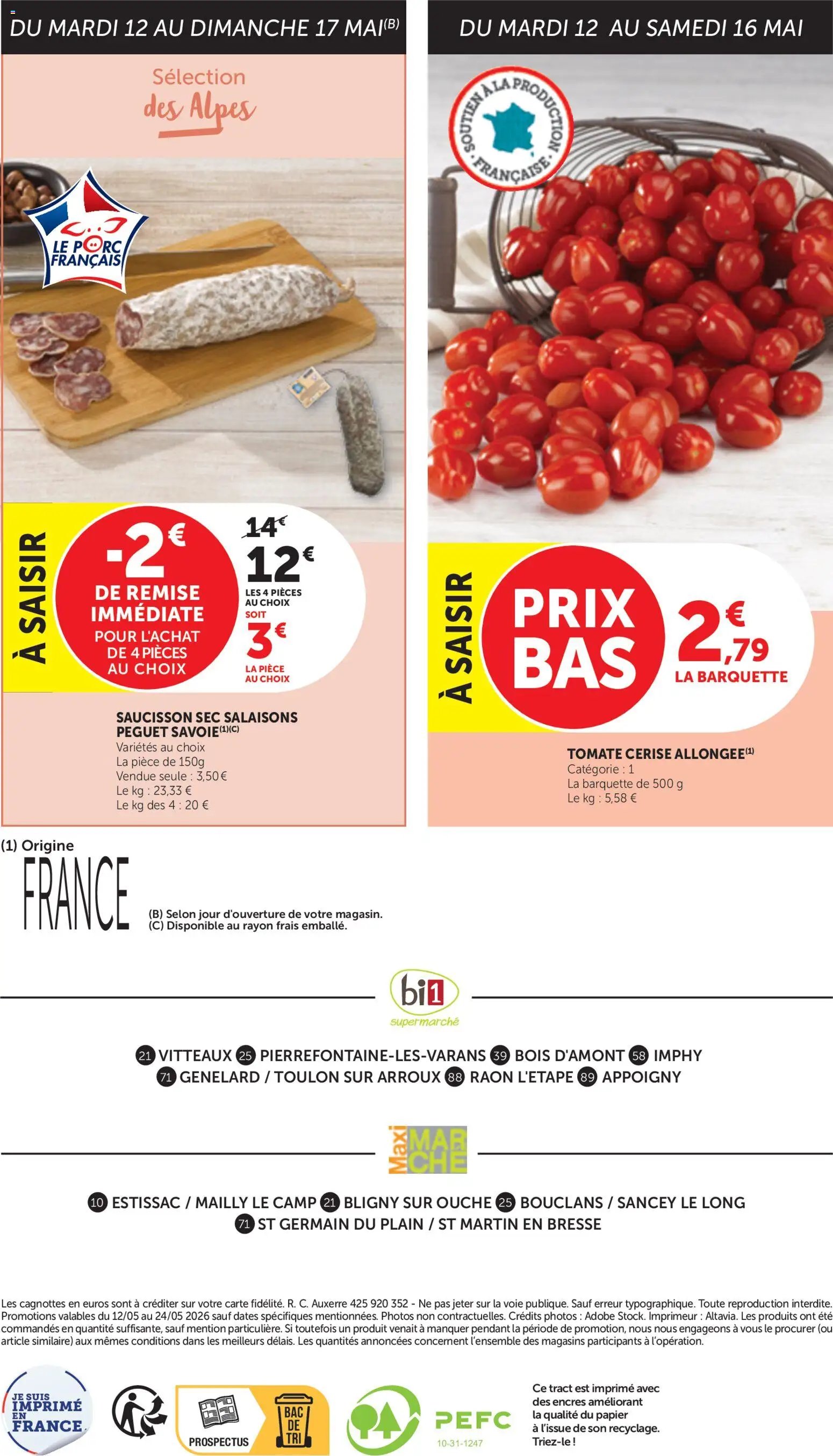 bi1 Maxi marché catalogue