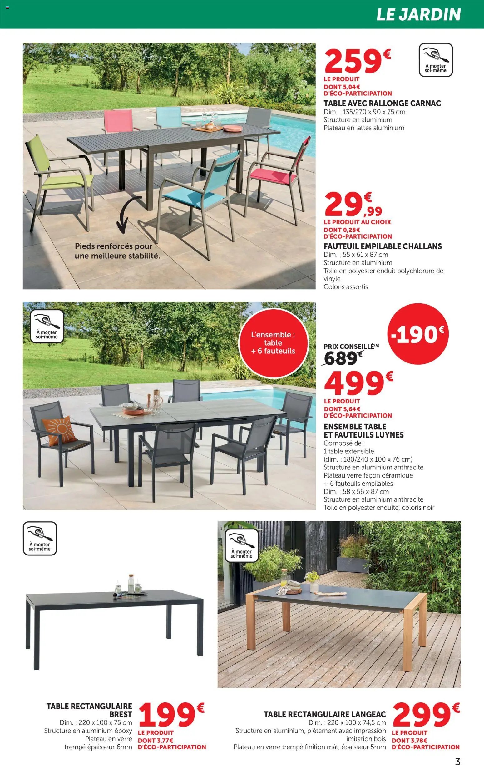 bi1 Catalogue le plein air a prix bas