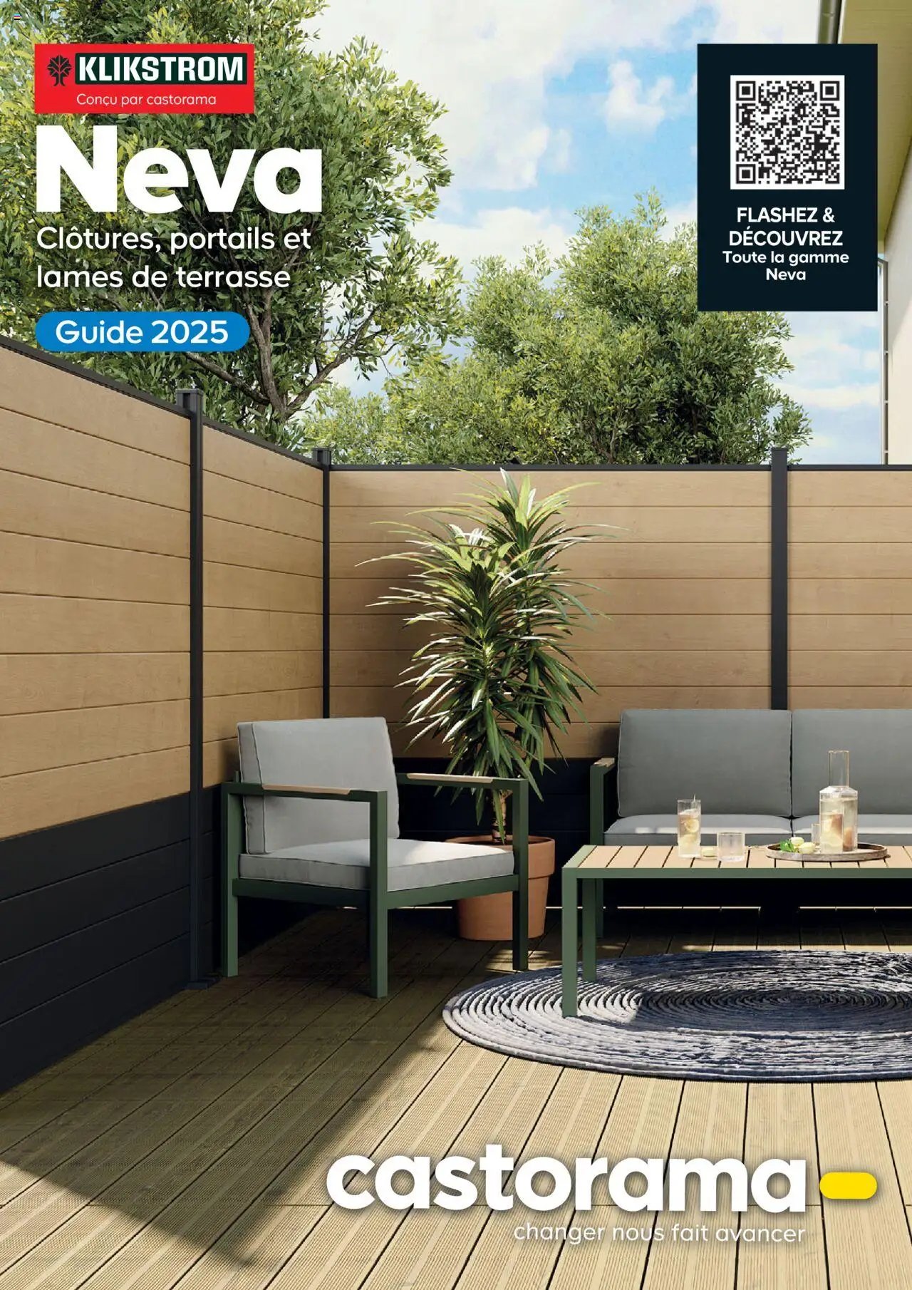 Castorama Clôture et terrasse Neva