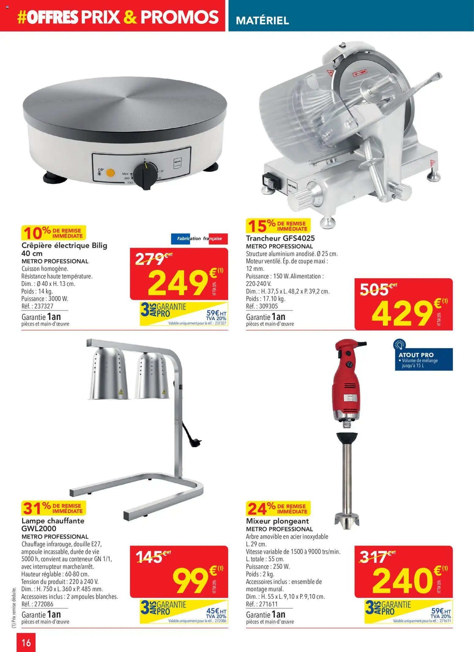 METRO Offres Prix & Promos Equipement (2026-05-21 - 2026-06-20)