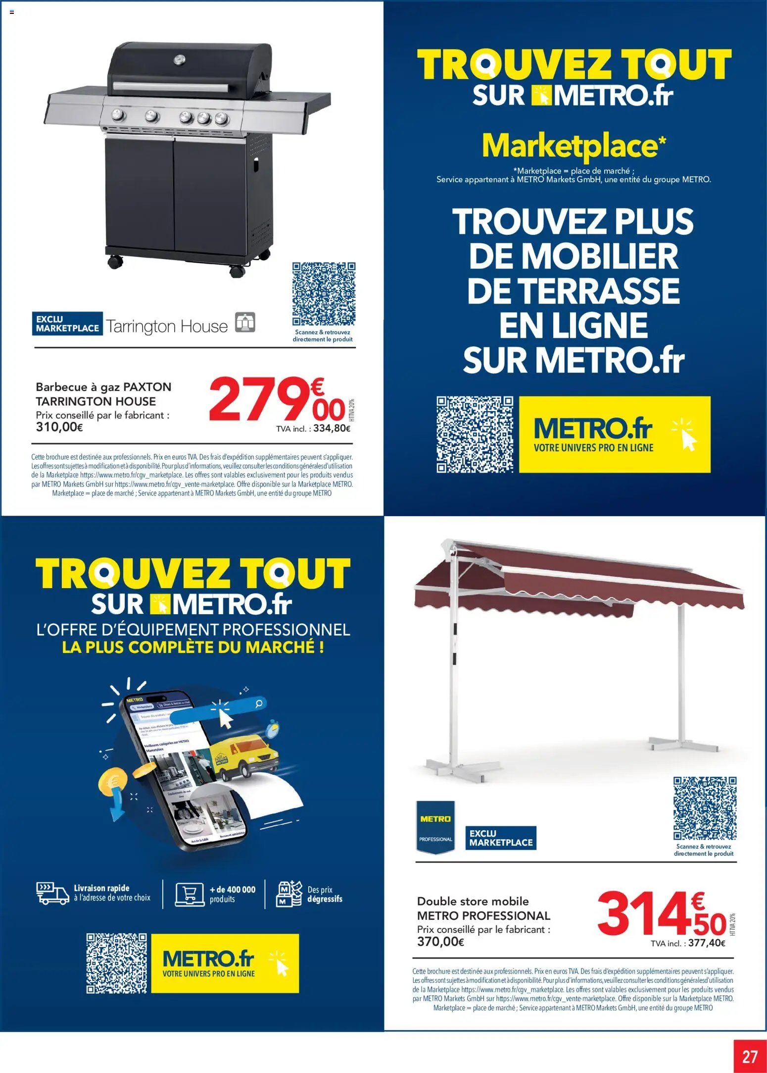METRO Offres Prix & Promos Equipement