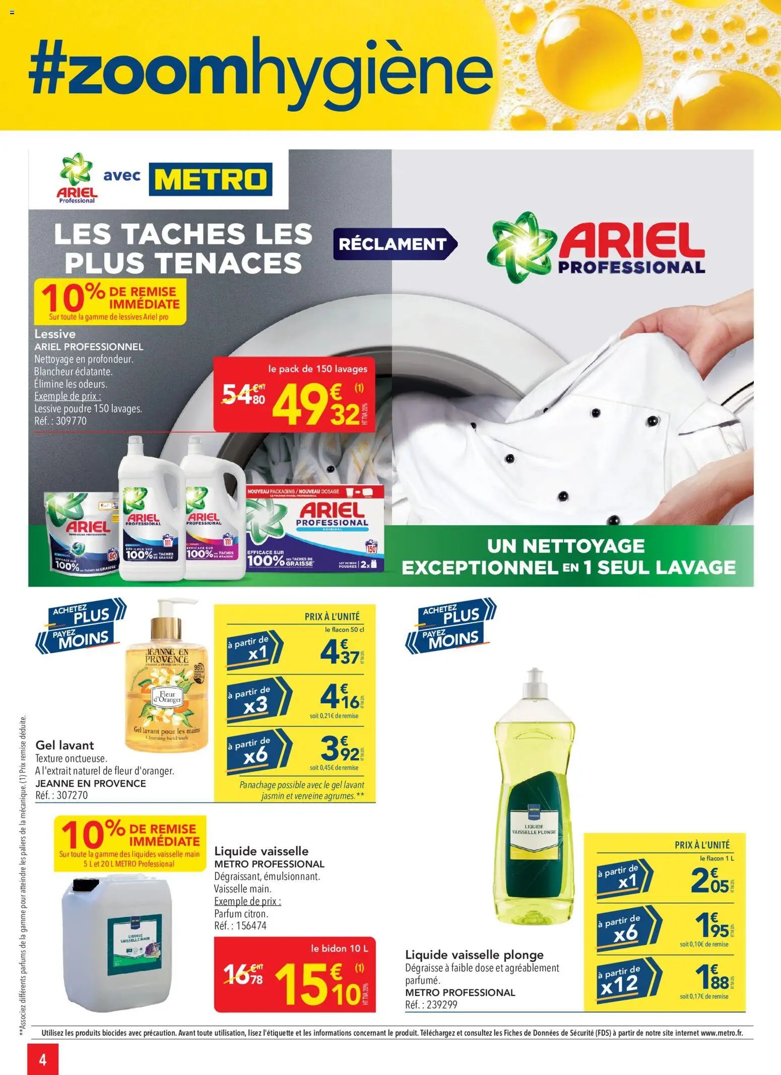 METRO Offres Prix & Promos Equipement