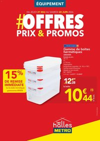 METRO Offres Prix & Promos Equipement