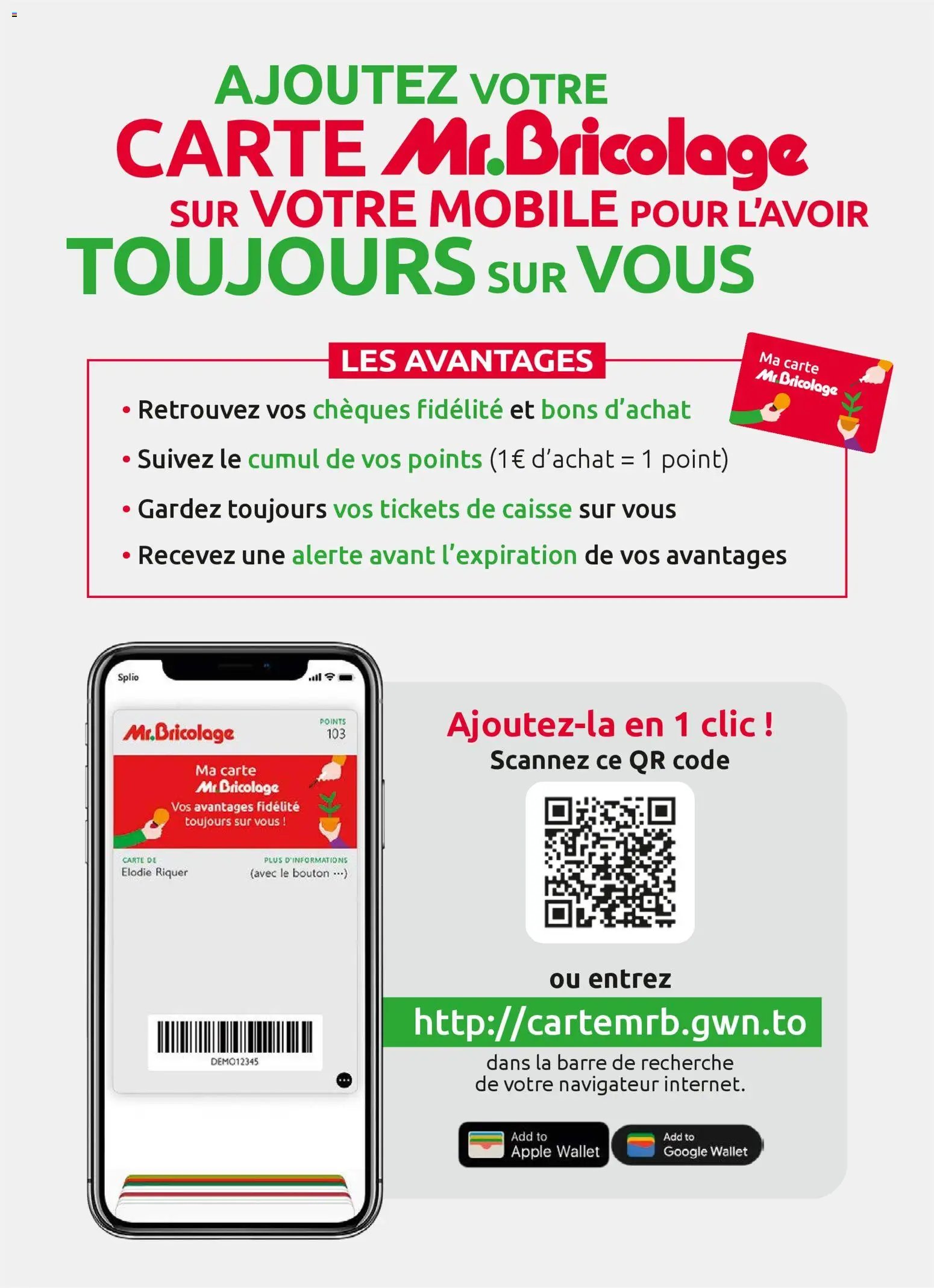 Mr. Bricolage Printemps 2026 (2026-04-01 - 2026-06-30)