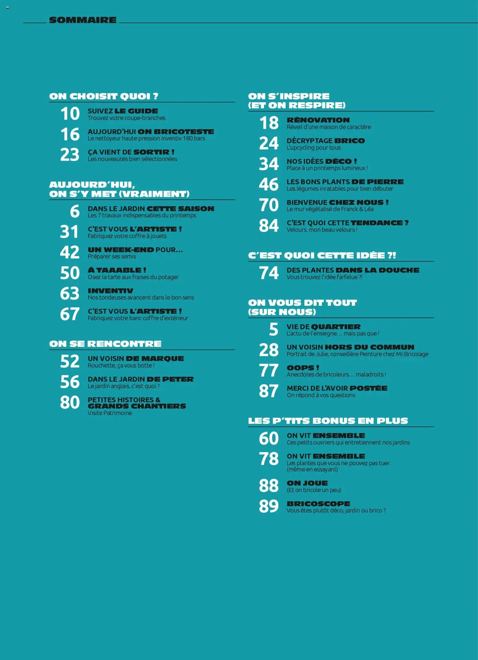 Mr. Bricolage Printemps 2026