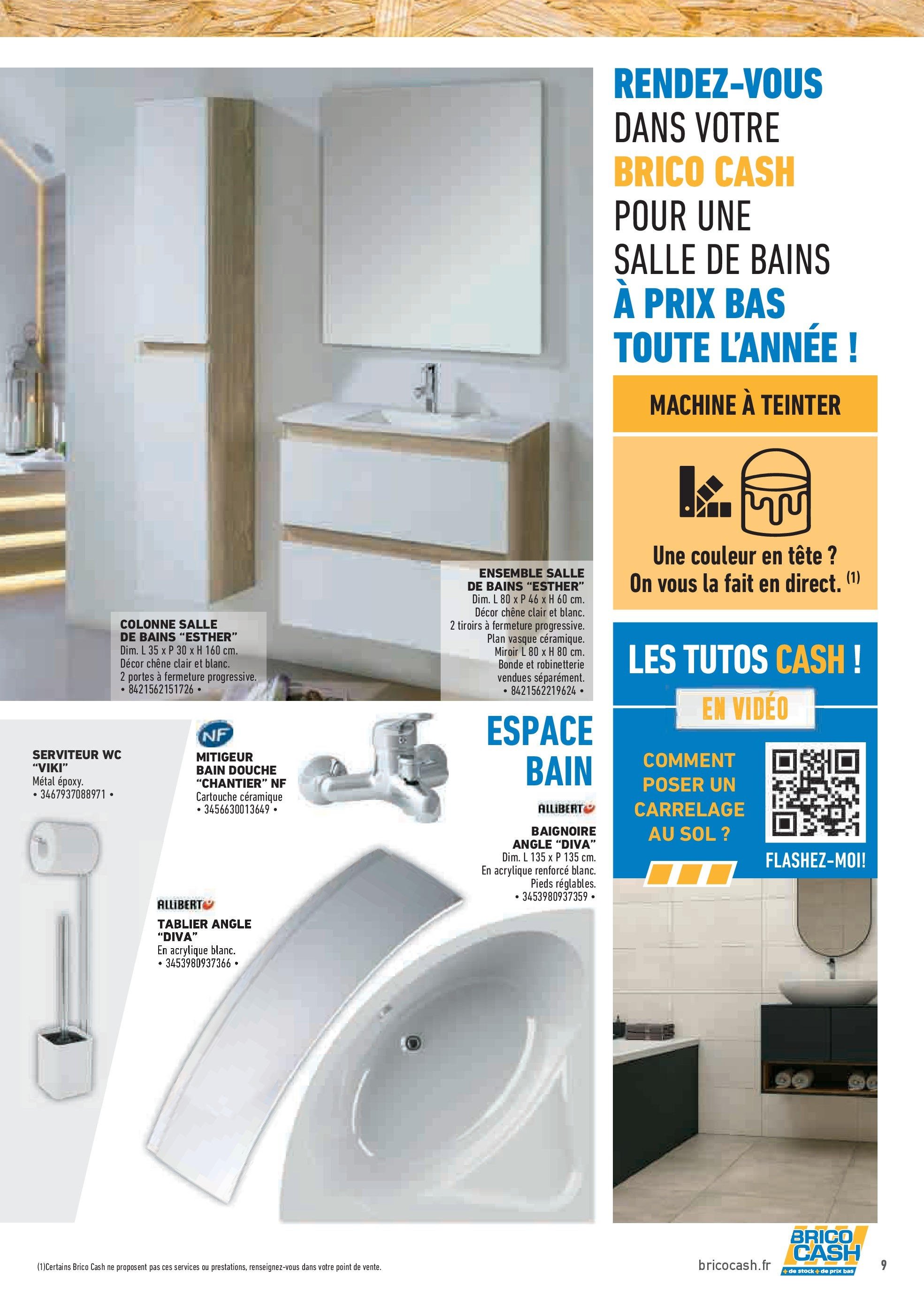 Brico Cash - Repensons votre salle de bains sans vous ruiner