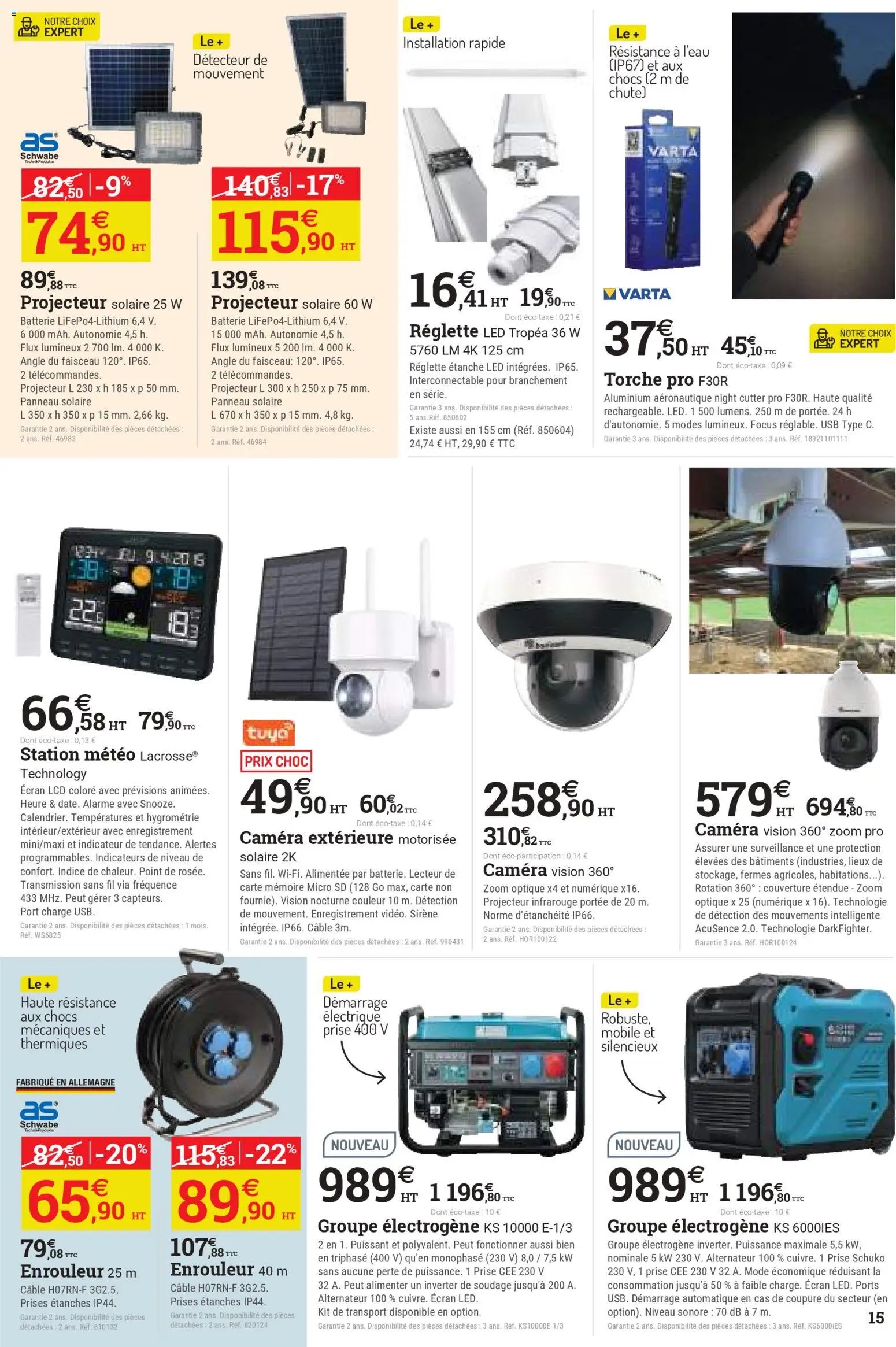 Espace Emeraude catalogue