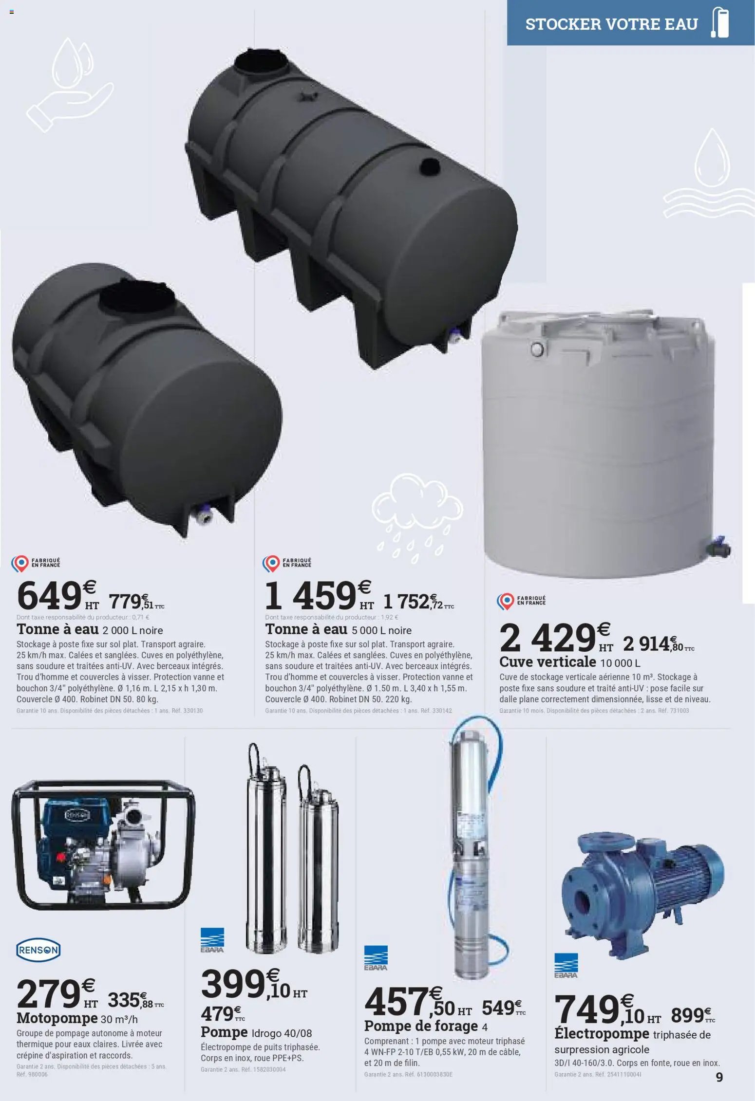 Espace Emeraude catalogue