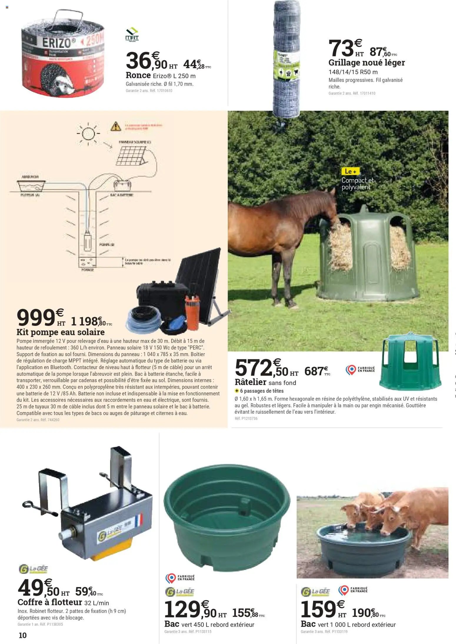 Espace Emeraude catalogue