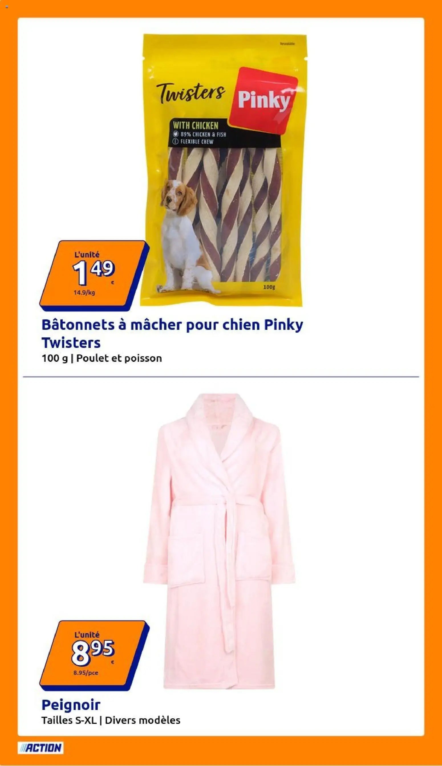 Action catalogue