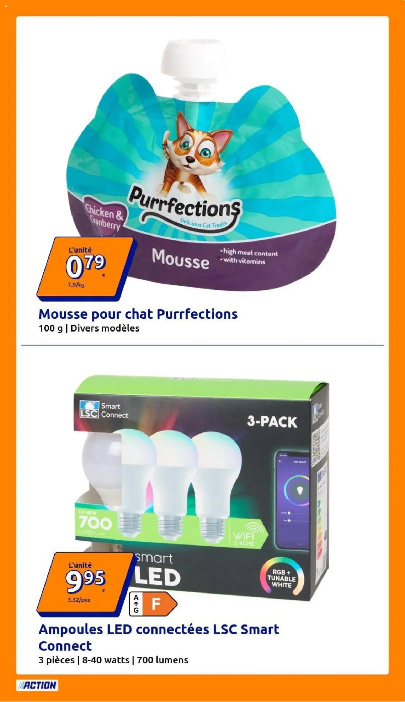 Action catalogue