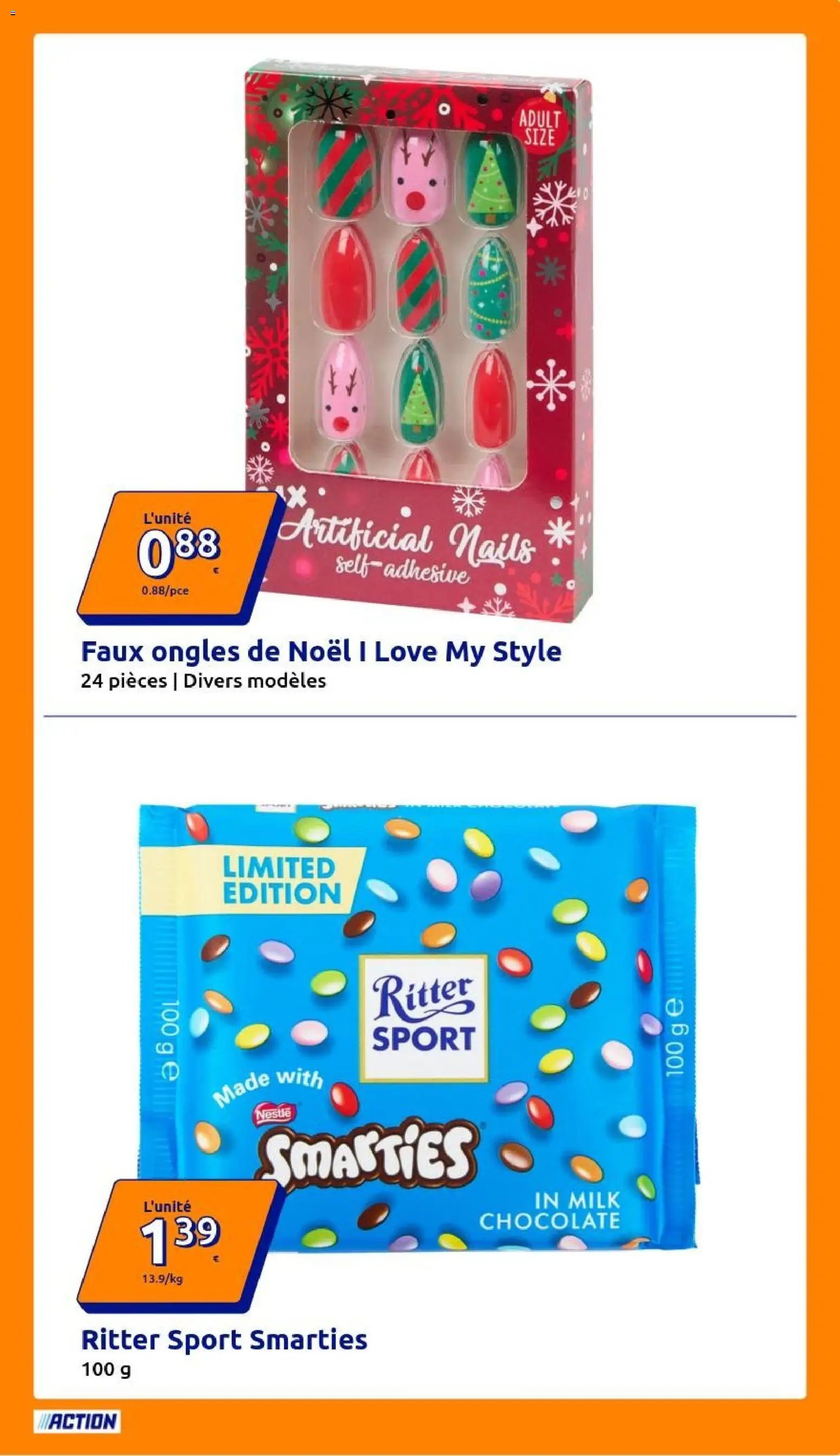 Action catalogue