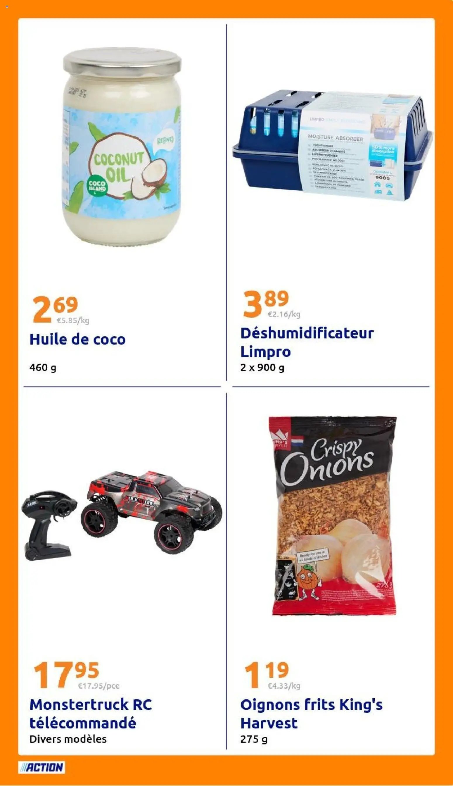 Action catalogue