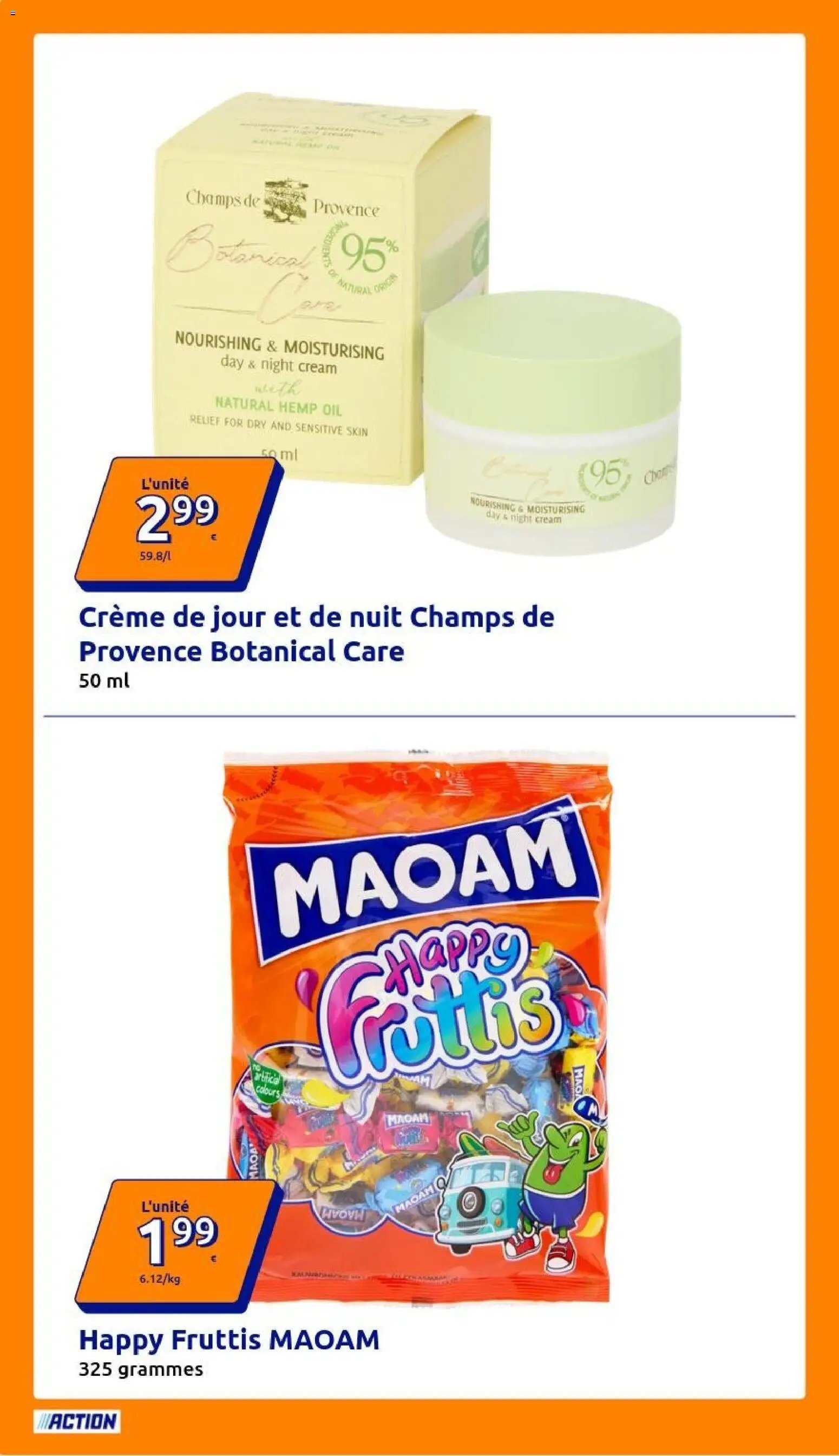 Action catalogue