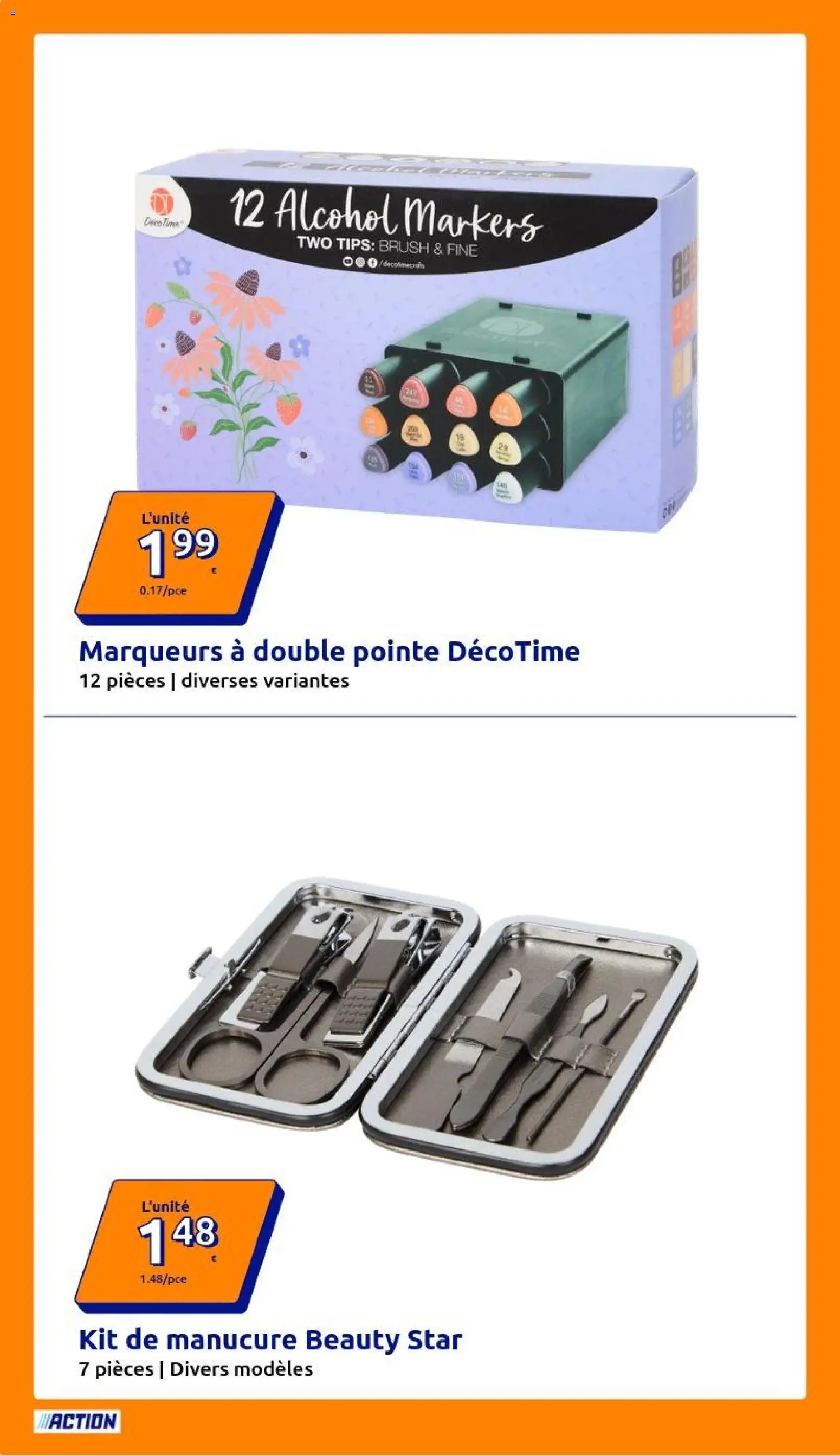 Action catalogue