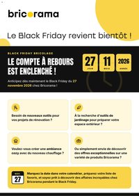 Bricorama Black Friday Avis