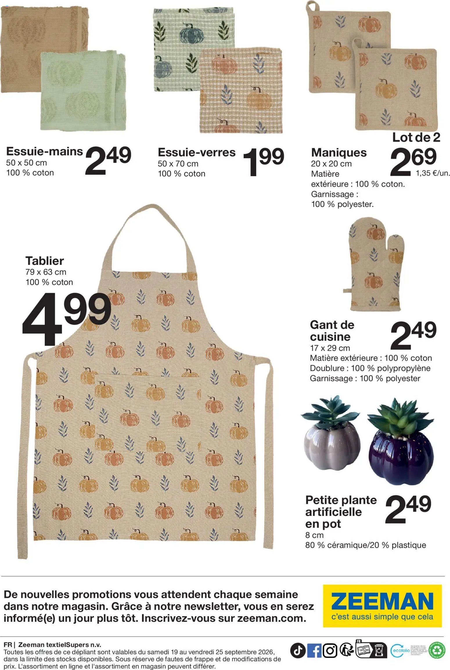 Zeeman catalogue Un manteau, et c’est parti