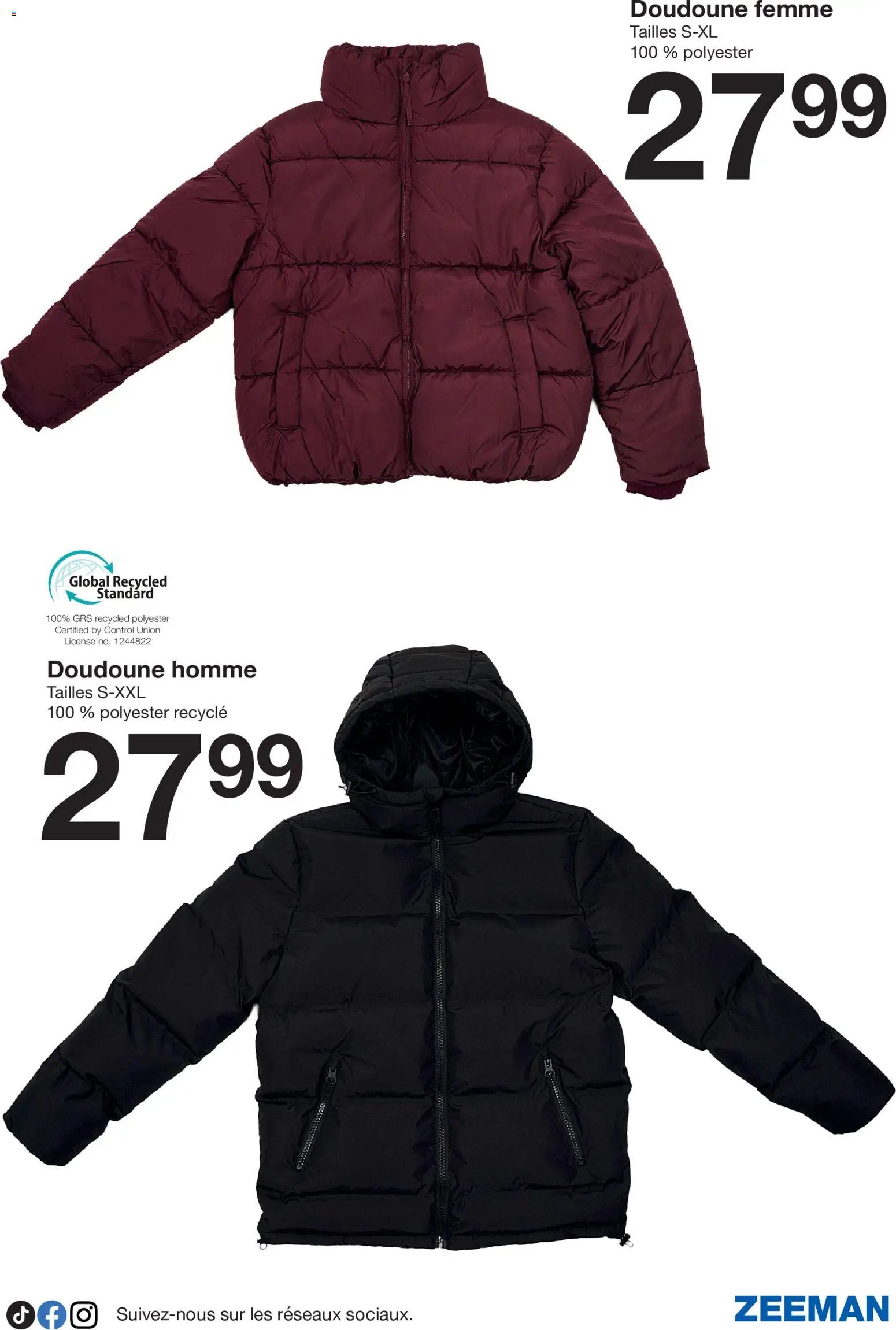 Zeeman catalogue Un manteau, et c’est parti