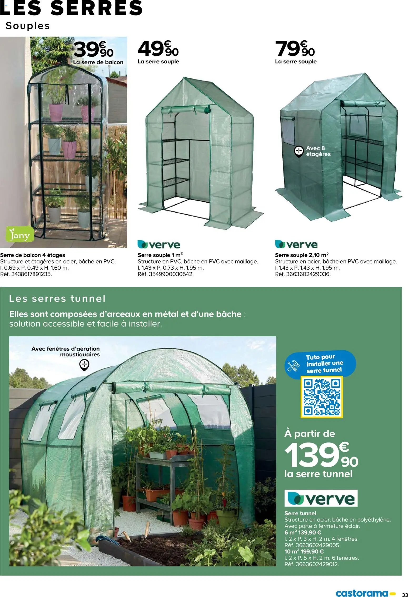 Castorama Abri de jardin et serres