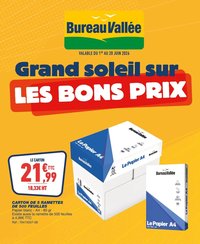 Bureau Vallée - Grand soleil sur les bons prix