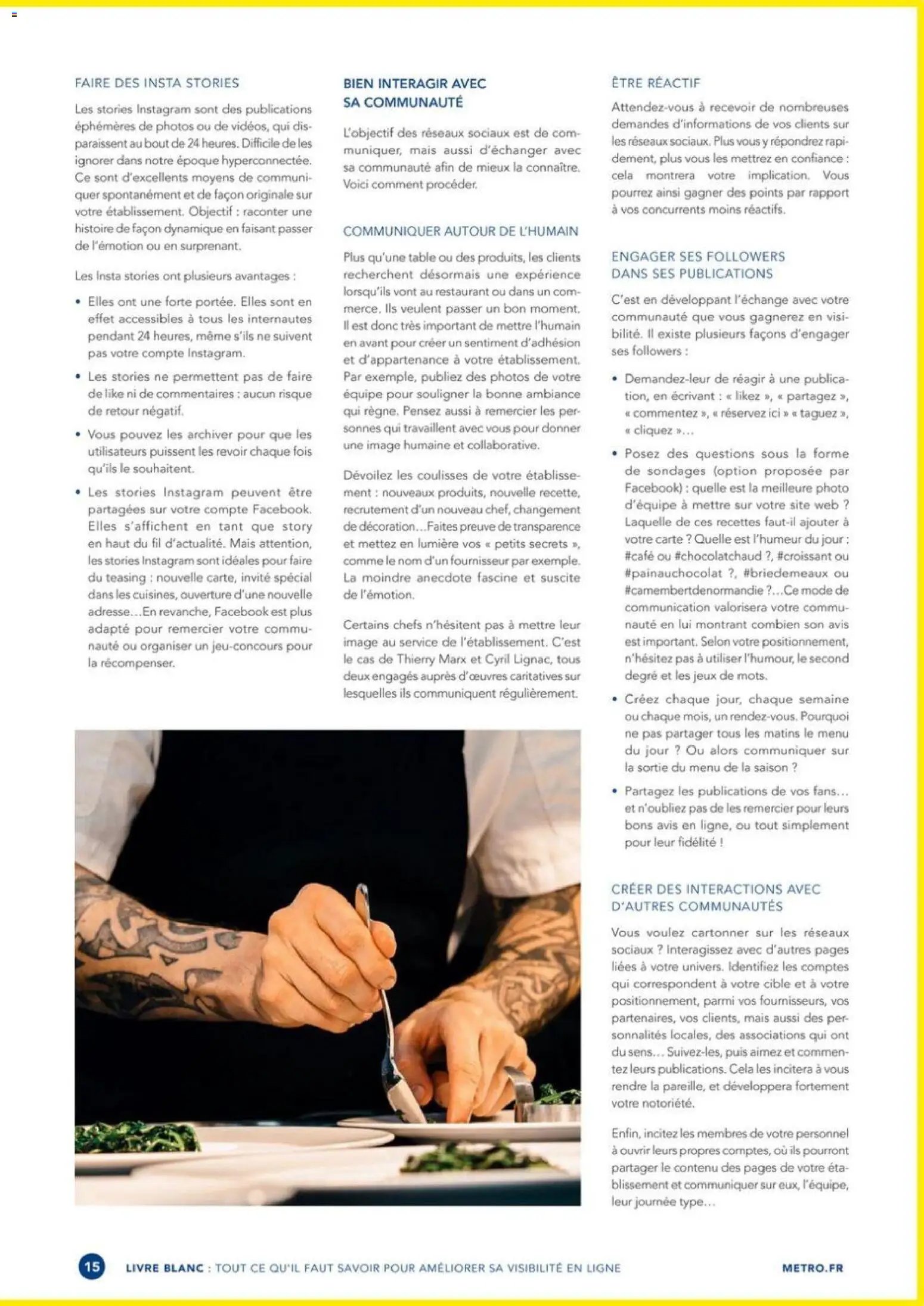 METRO - Guide améliorer la visibilité de son restaurant