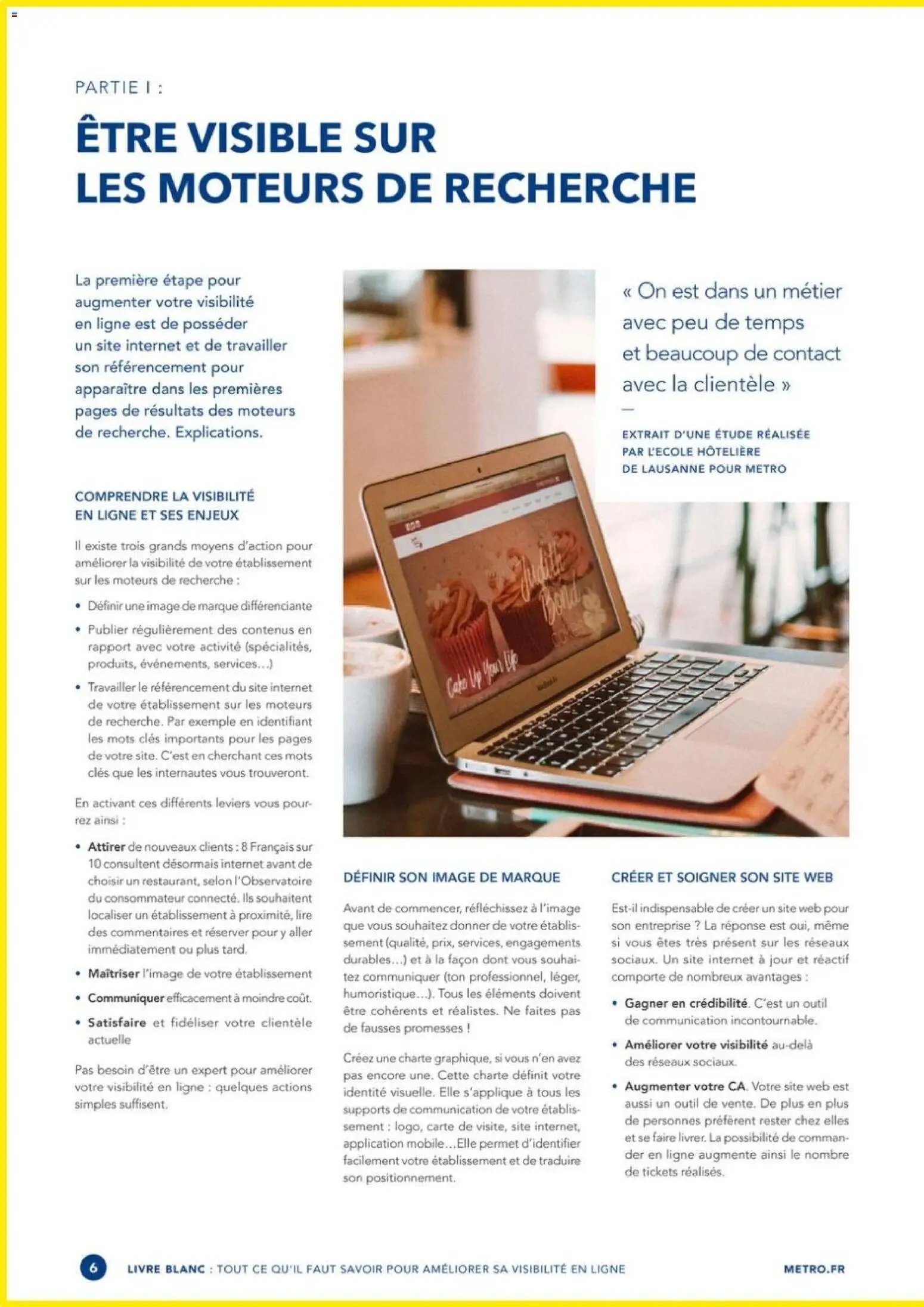 METRO - Guide améliorer la visibilité de son restaurant