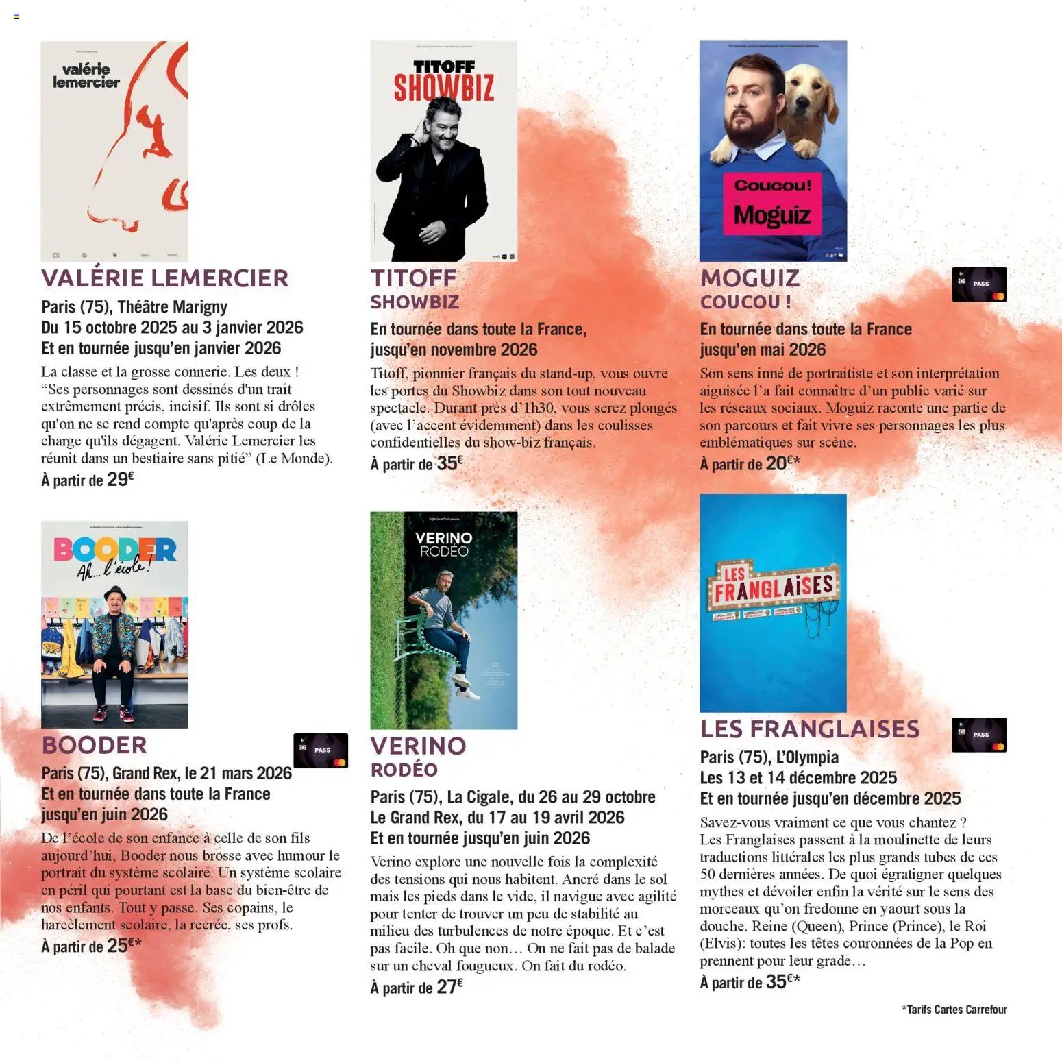 Carrefour City Le book de vos sorties (2025-10-01 - 2026-03-08)