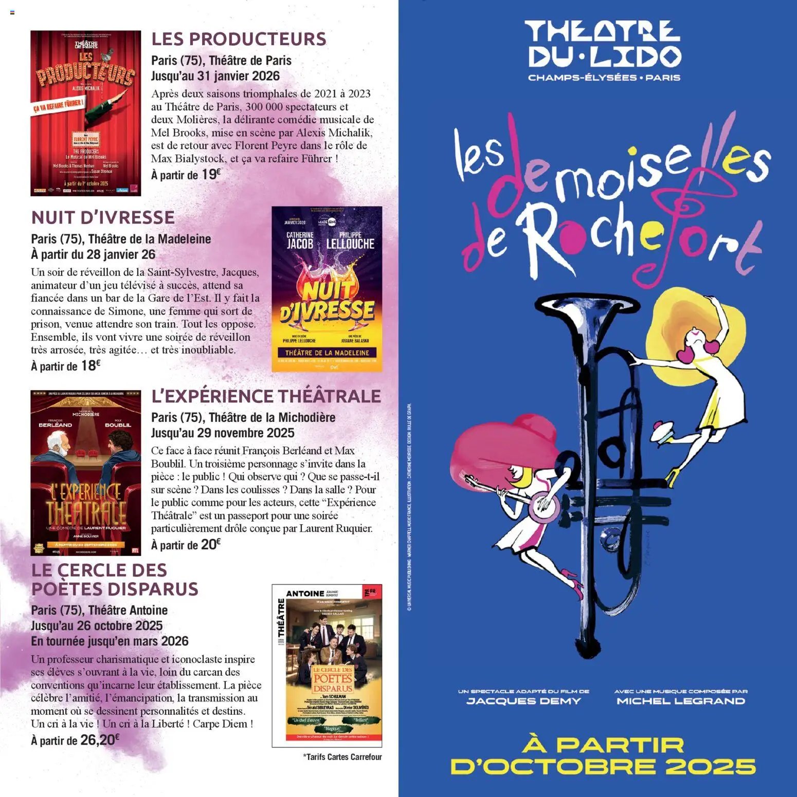 Carrefour City Le book de vos sorties (2025-10-01 - 2026-03-08)