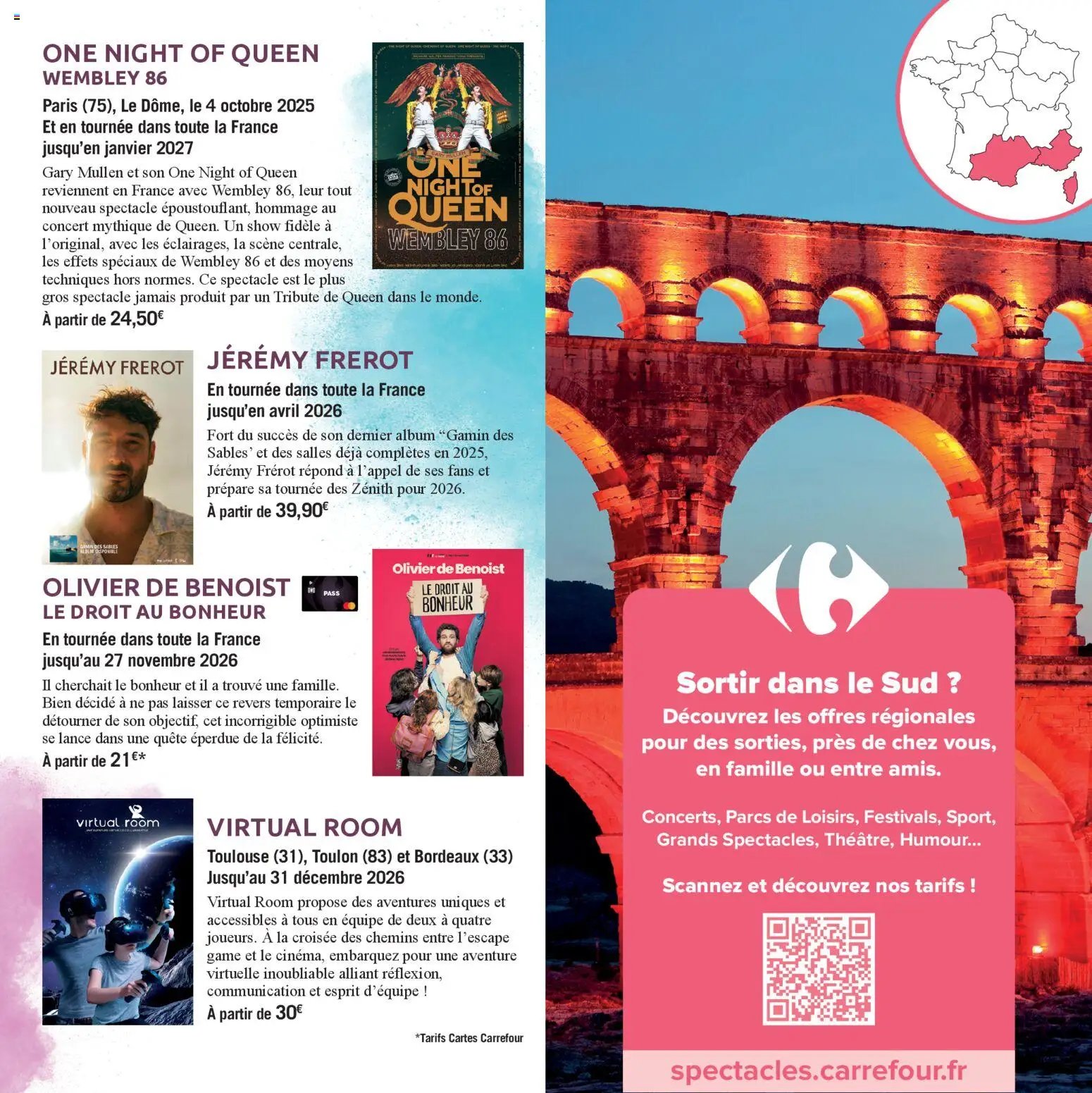 Carrefour City Le book de vos sorties