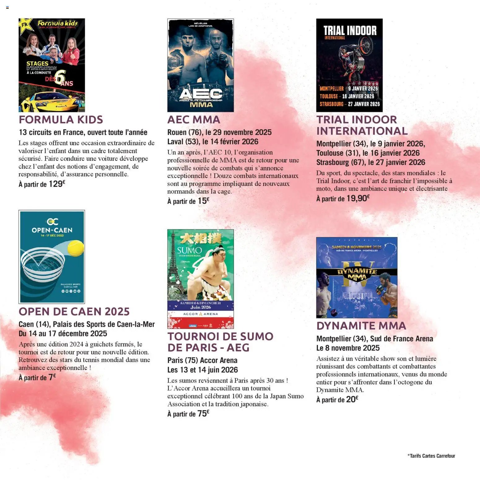 Carrefour City Le book de vos sorties