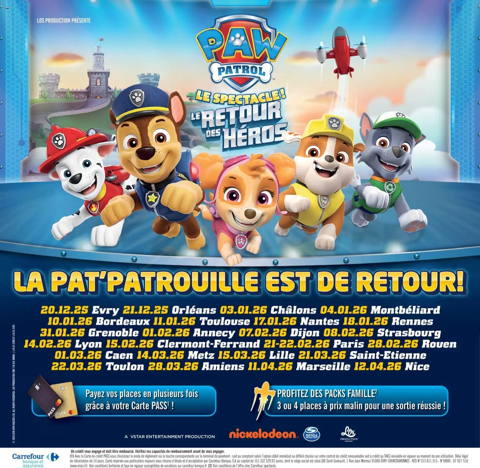 Carrefour City Le book de vos sorties