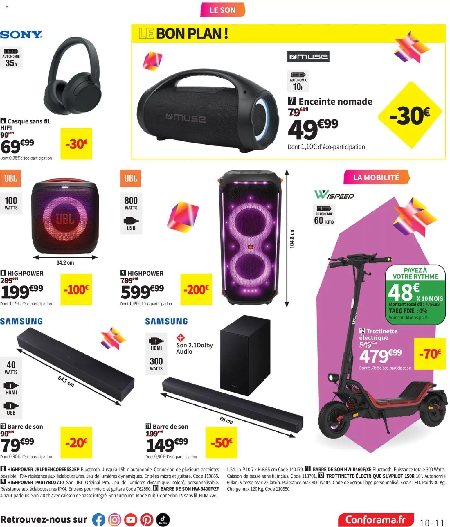 Conforama catalogue