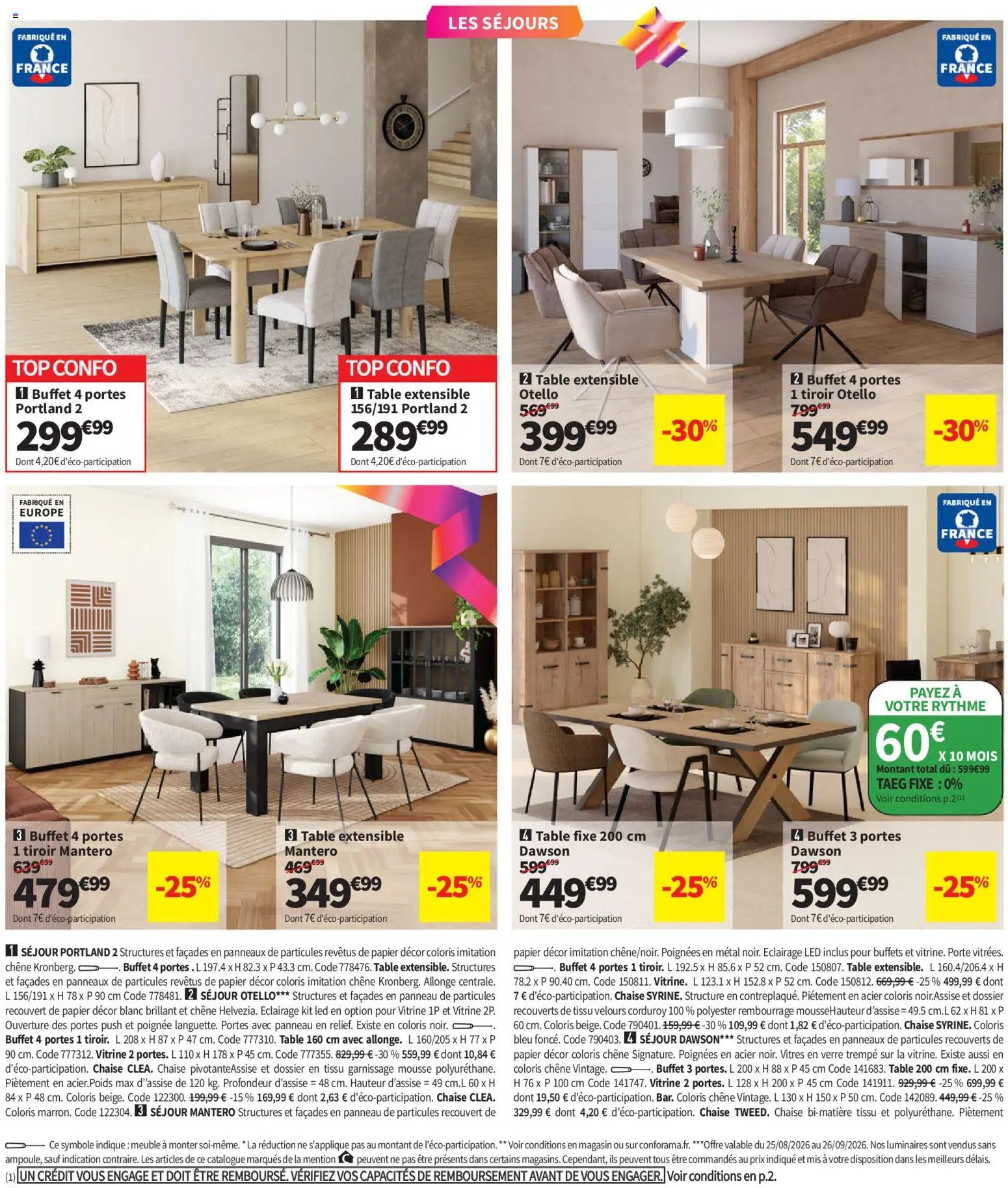 Conforama catalogue