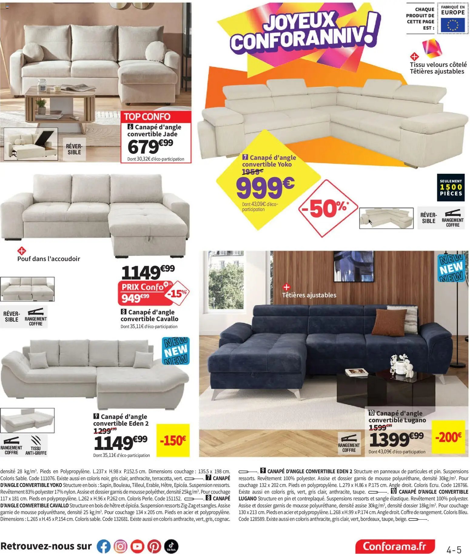 Conforama catalogue