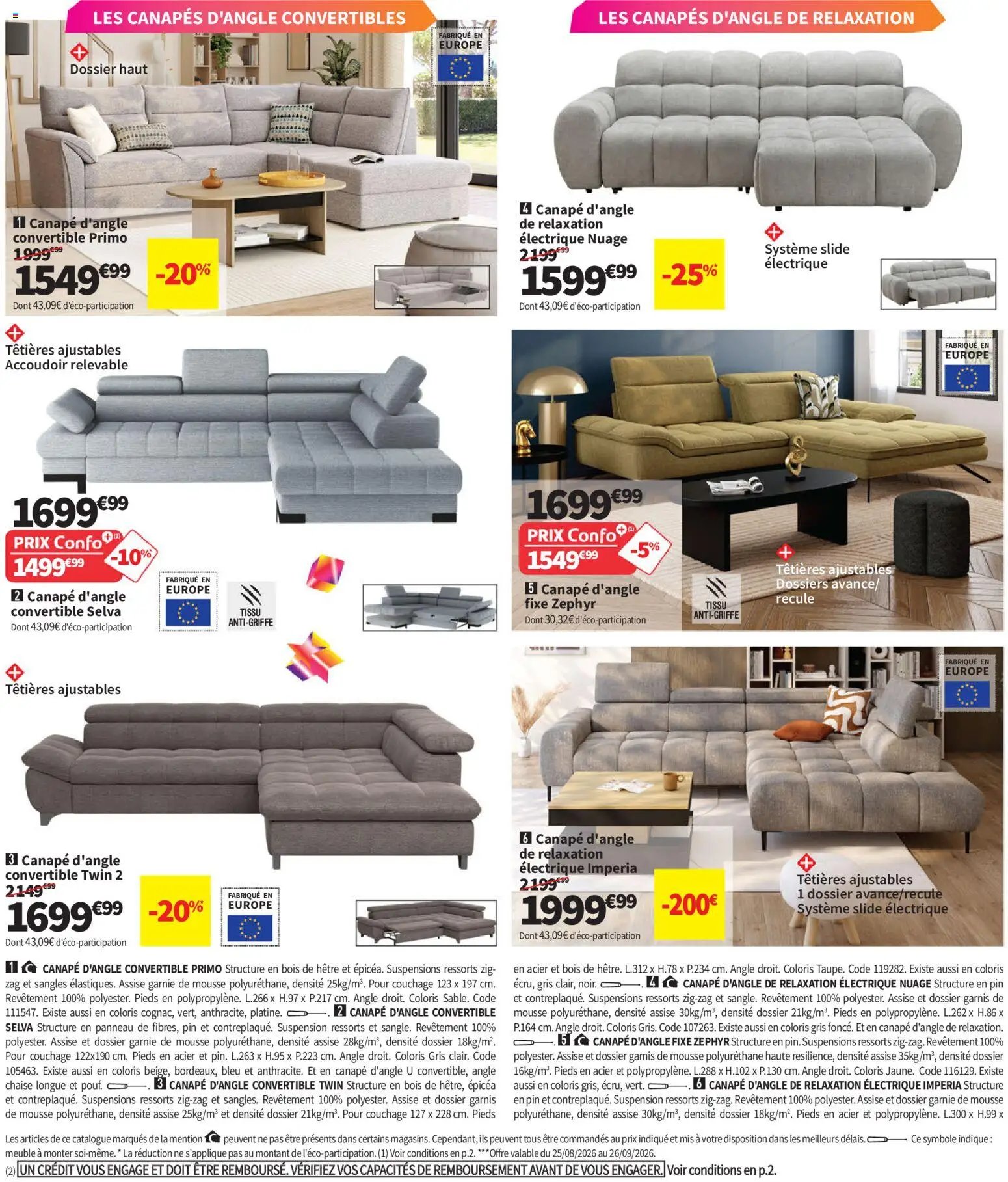 Conforama catalogue