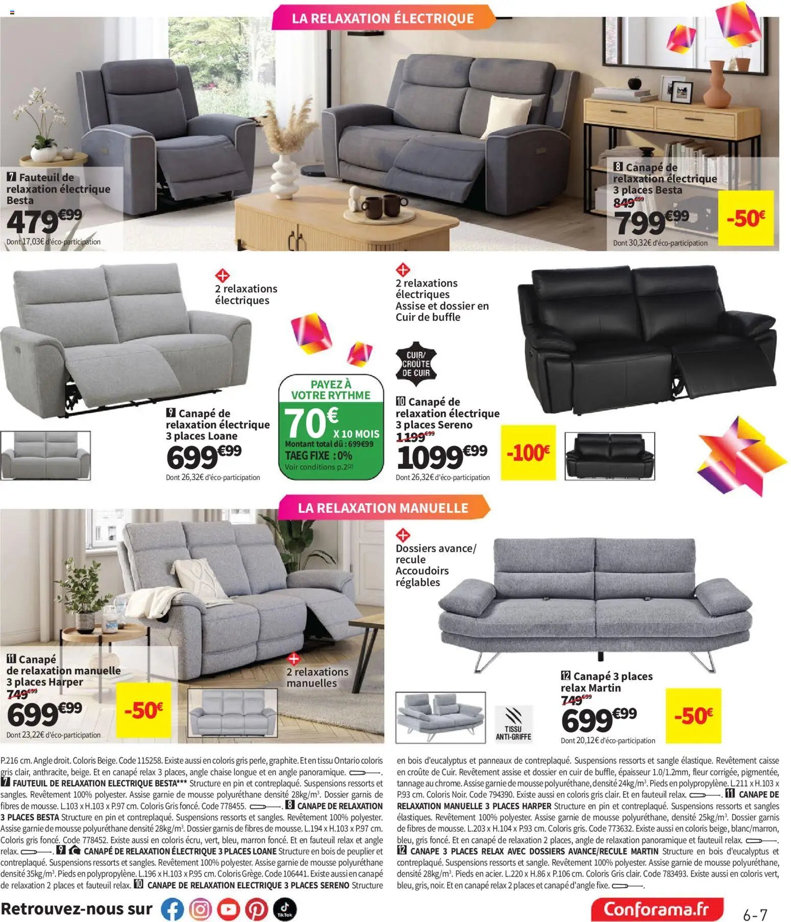Conforama catalogue