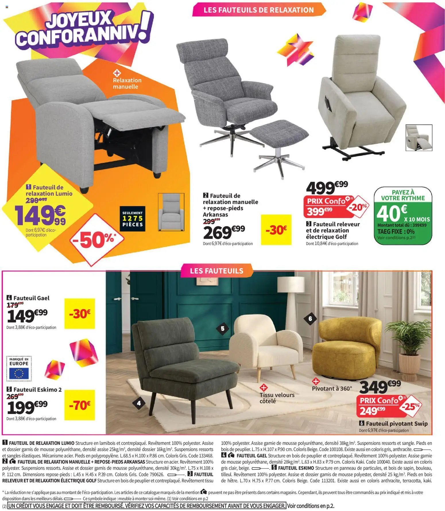 Conforama catalogue