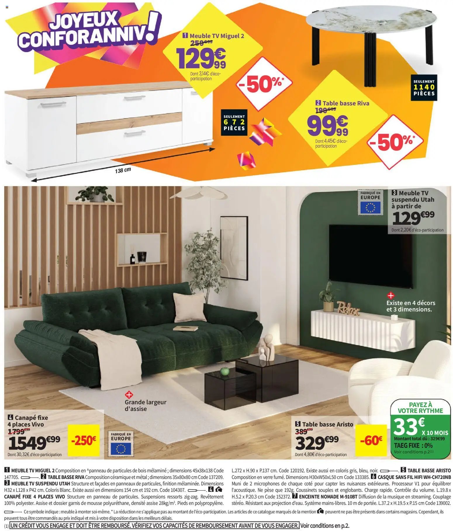 Conforama catalogue
