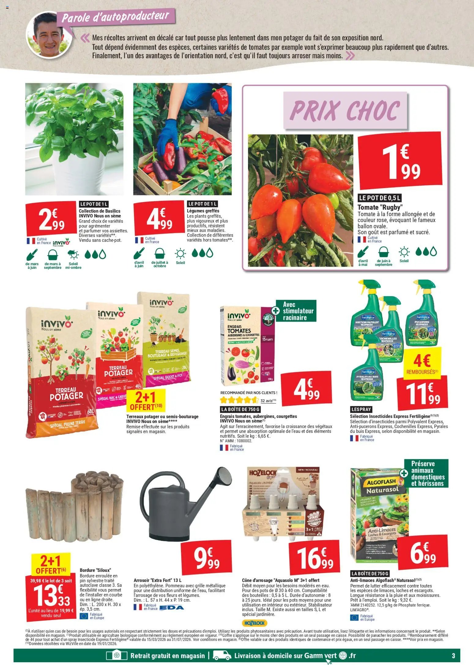 Gamm vert - des promos boulevertsantes