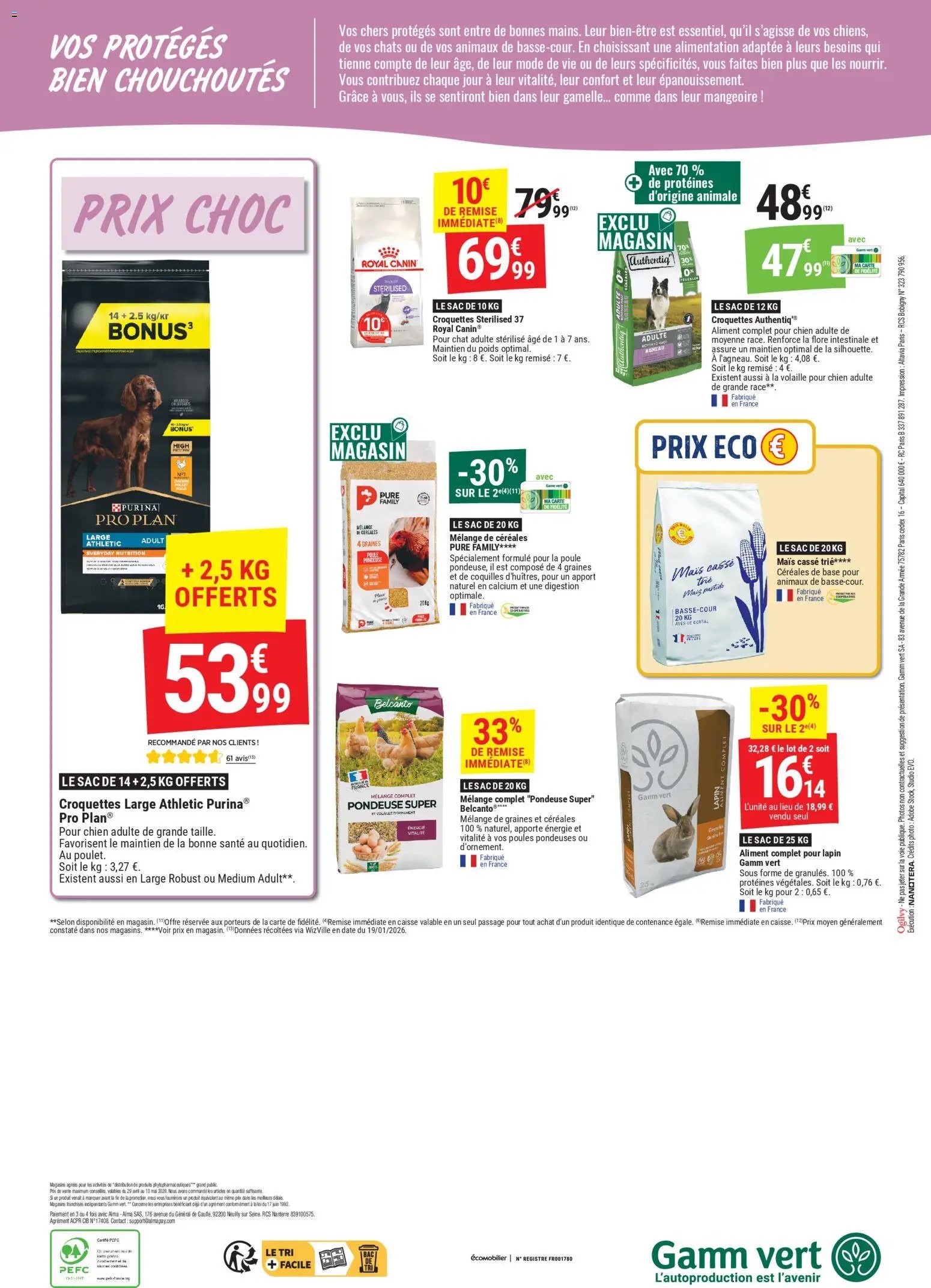 Gamm vert - des promos boulevertsantes