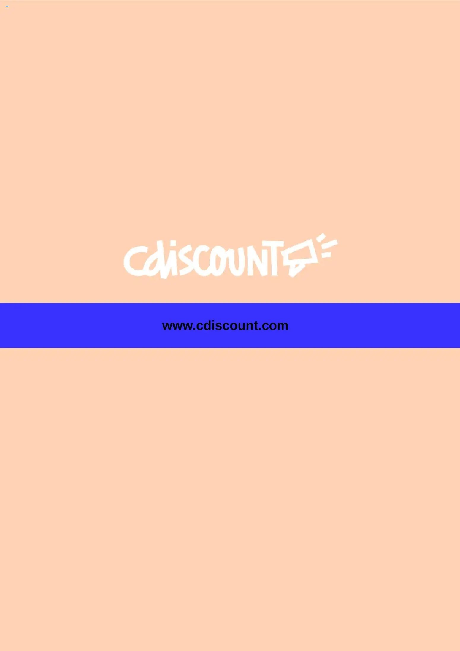 Cdiscount catalogue