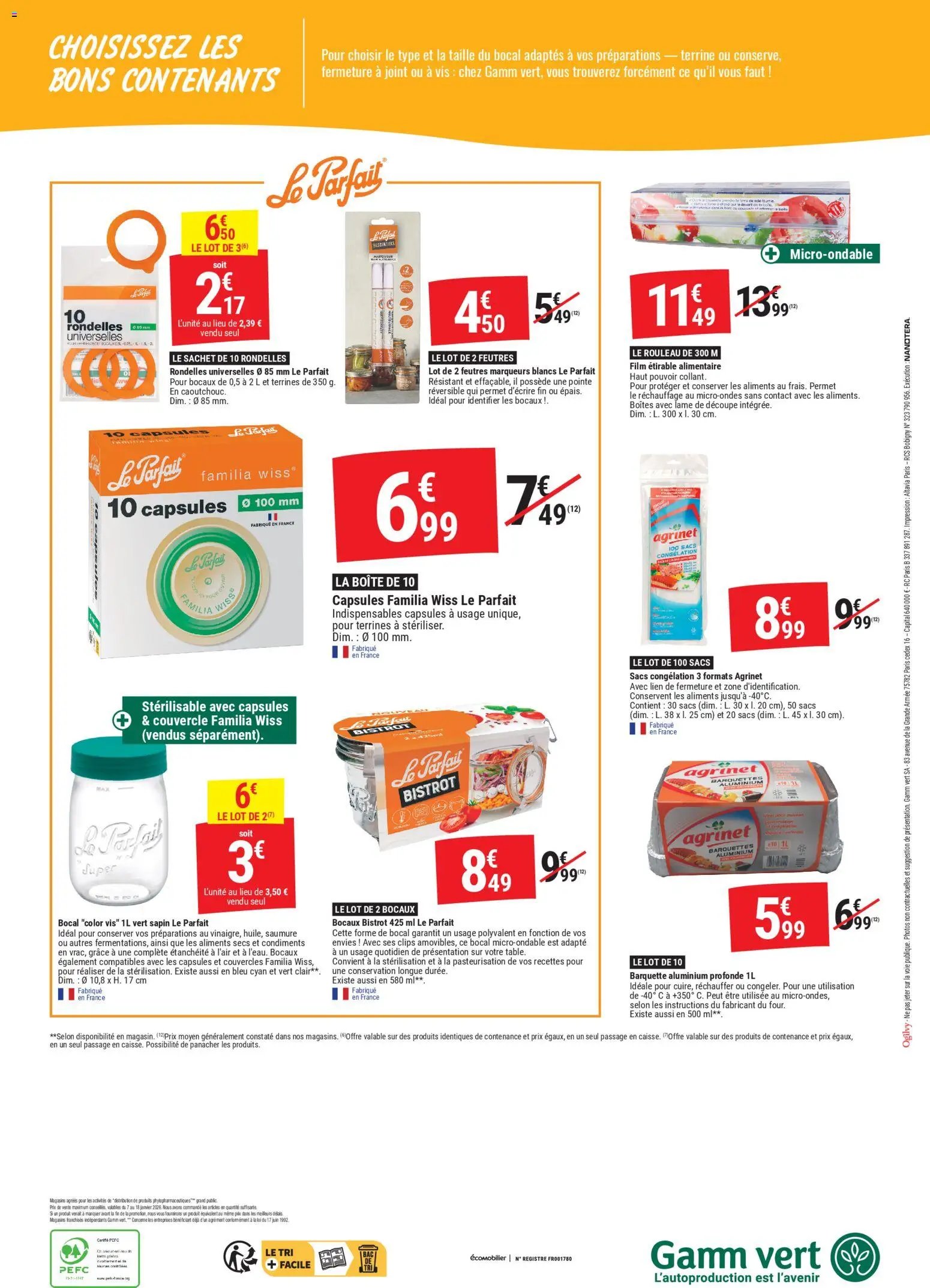 Gamm vert catalogue (2026-01-07 - 2026-01-18)