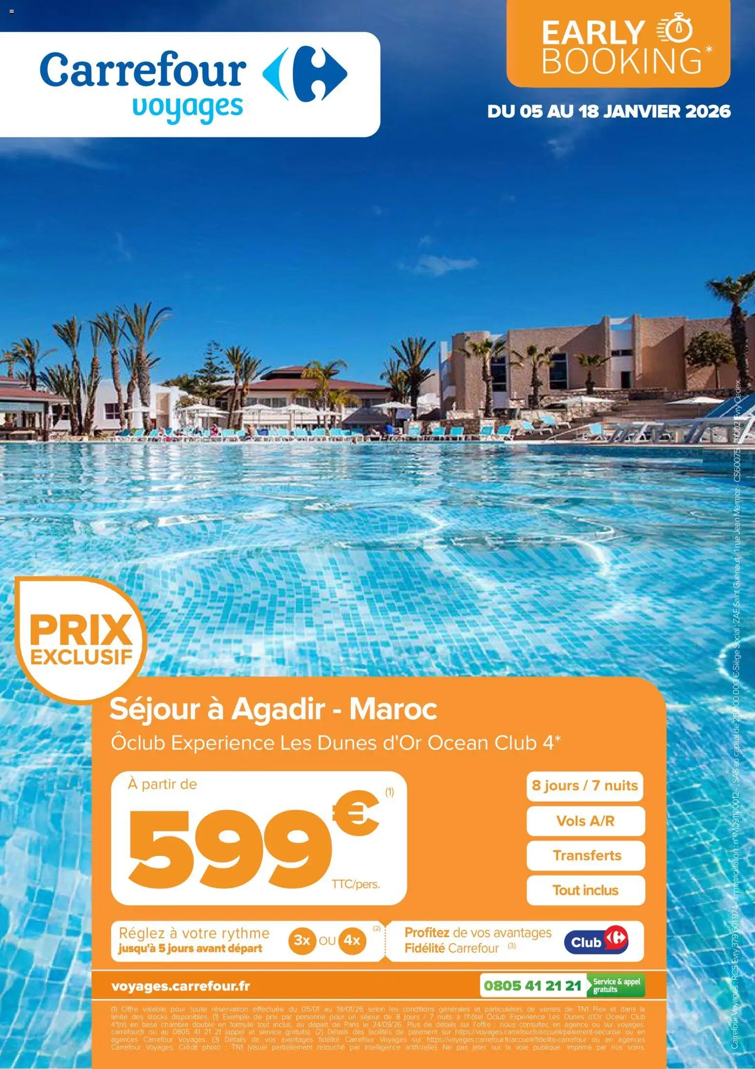 Carrefour contact Reservez tôt vos vacances d’ete 