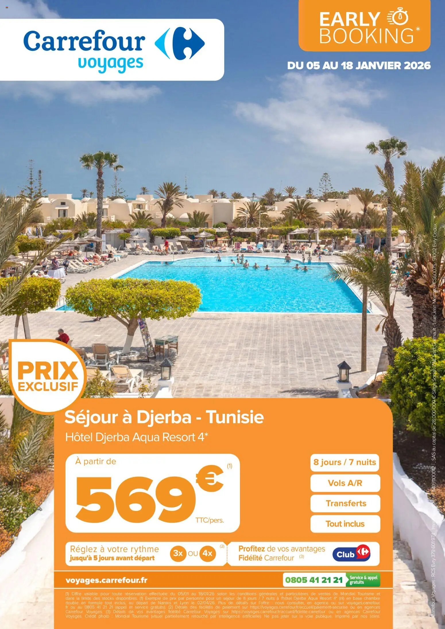 Carrefour contact Reservez tôt vos vacances d’ete 