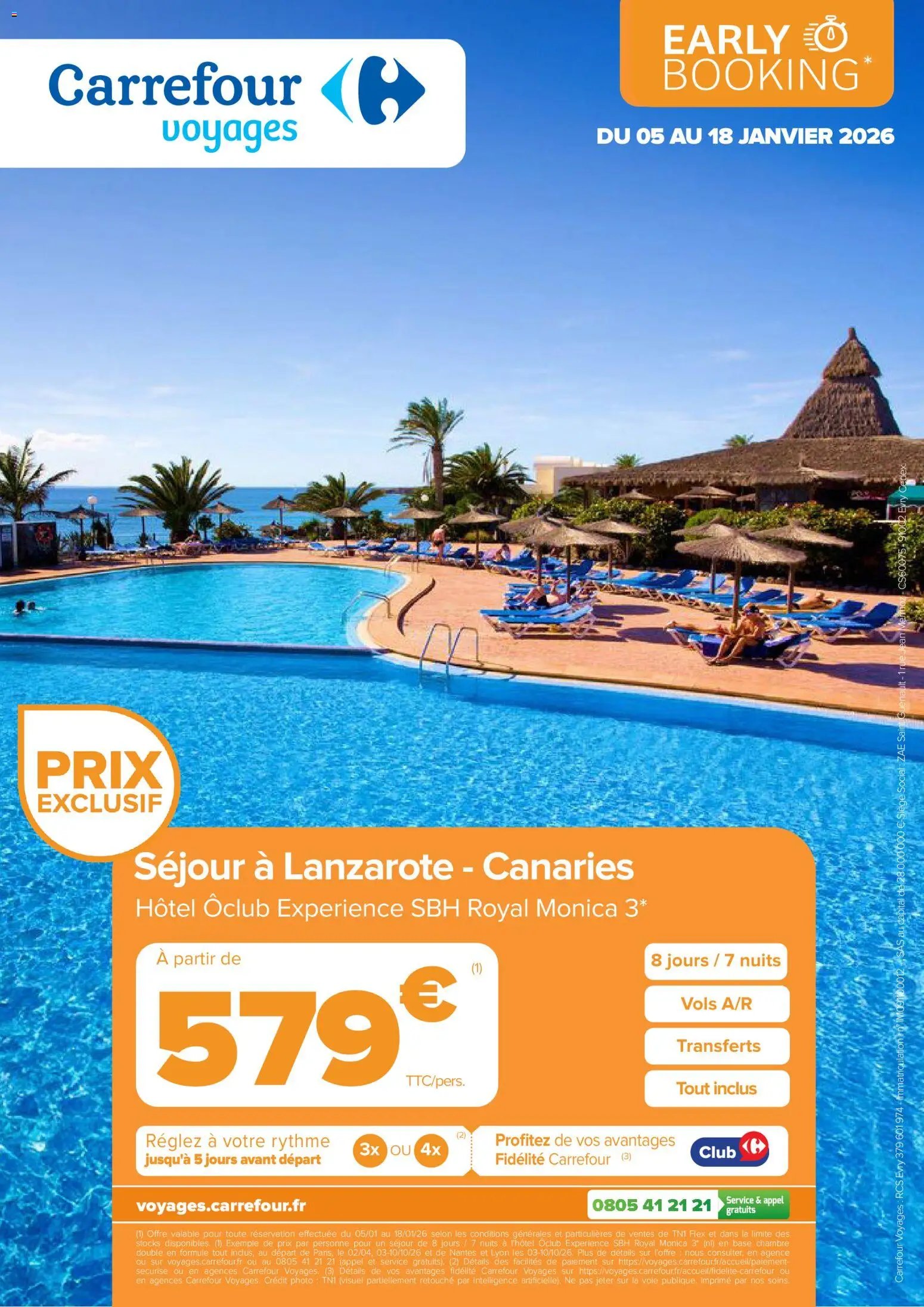 Carrefour contact Reservez tôt vos vacances d’ete 