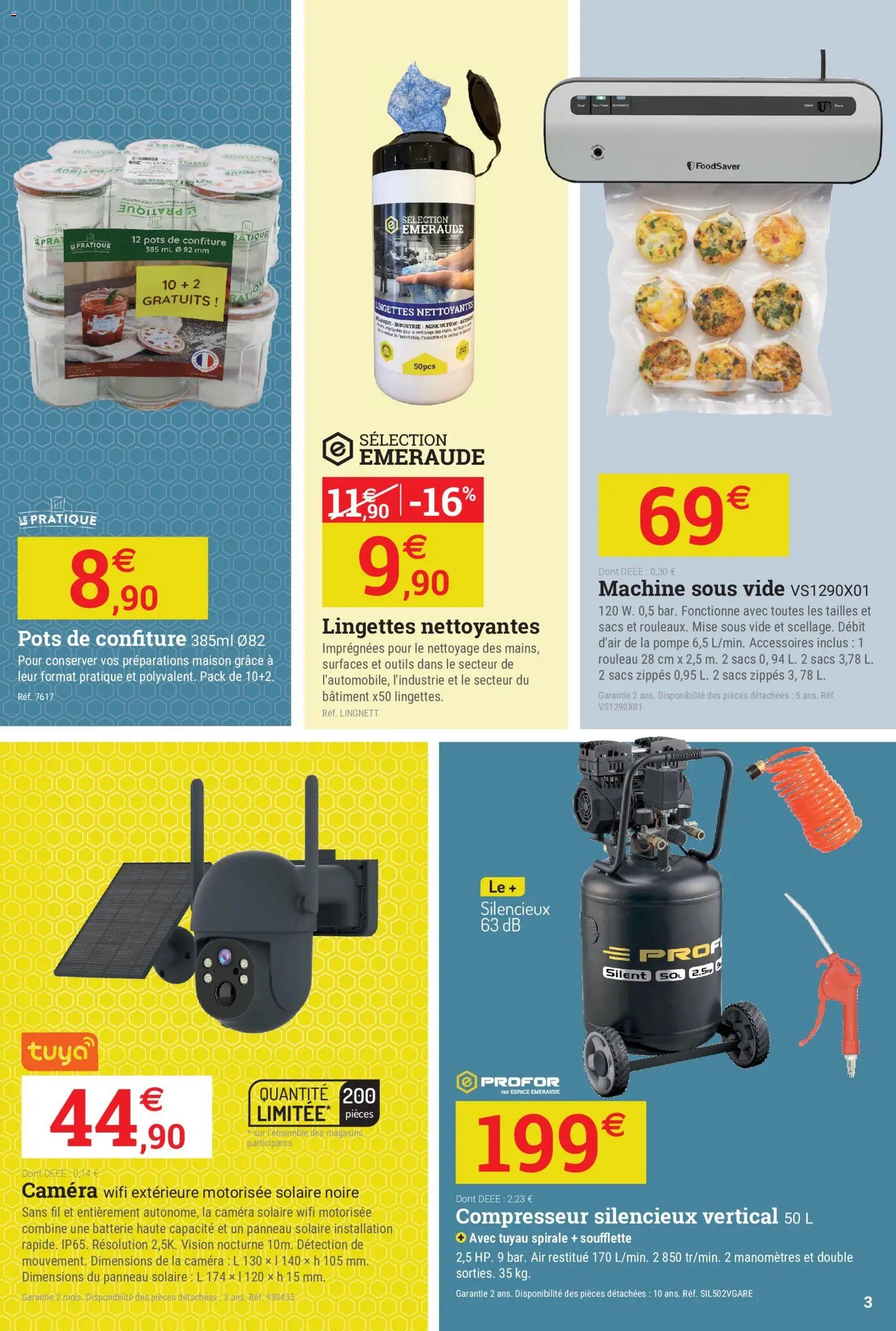 Espace Emeraude catalogue