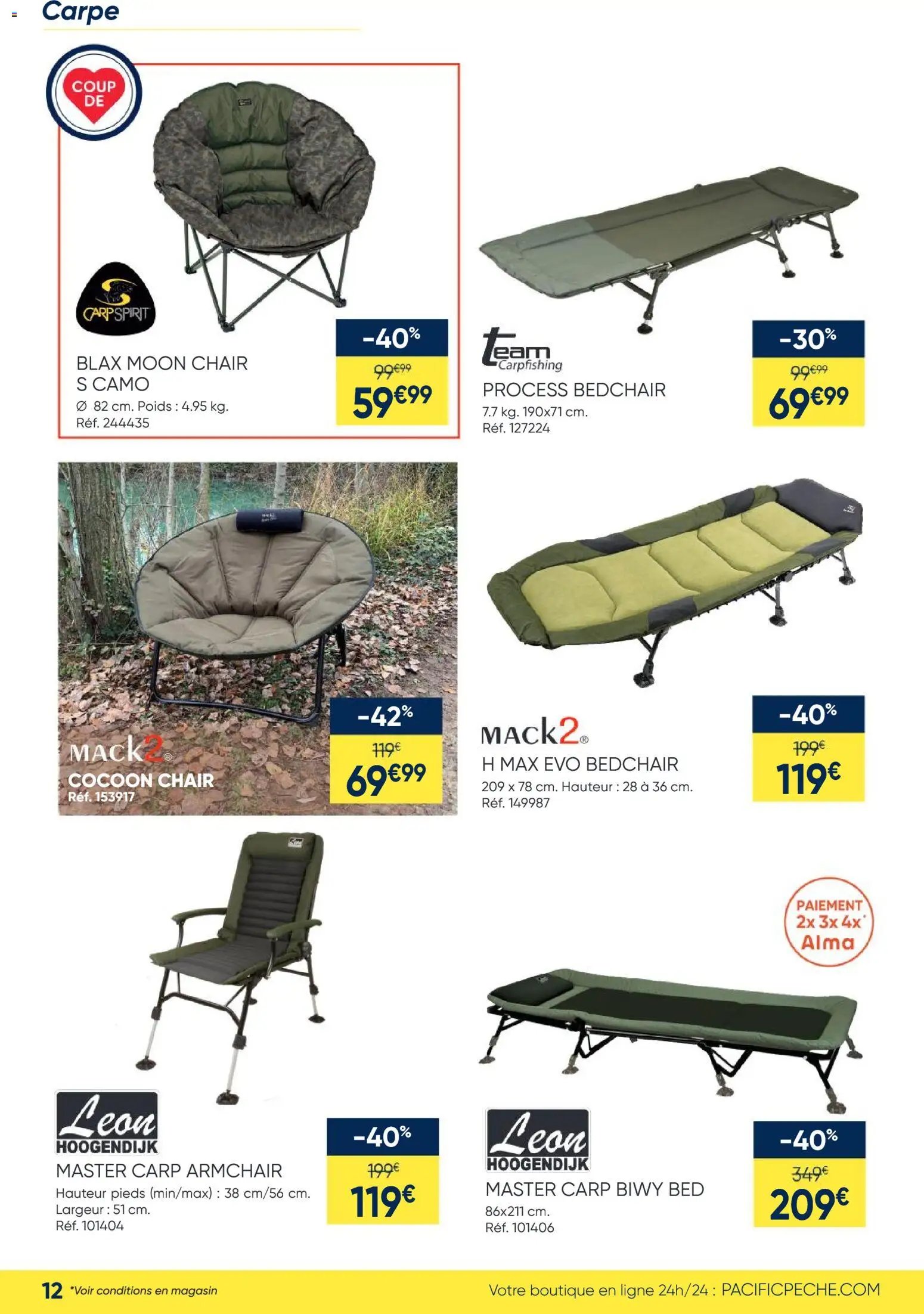 Pacific Pêche catalogue