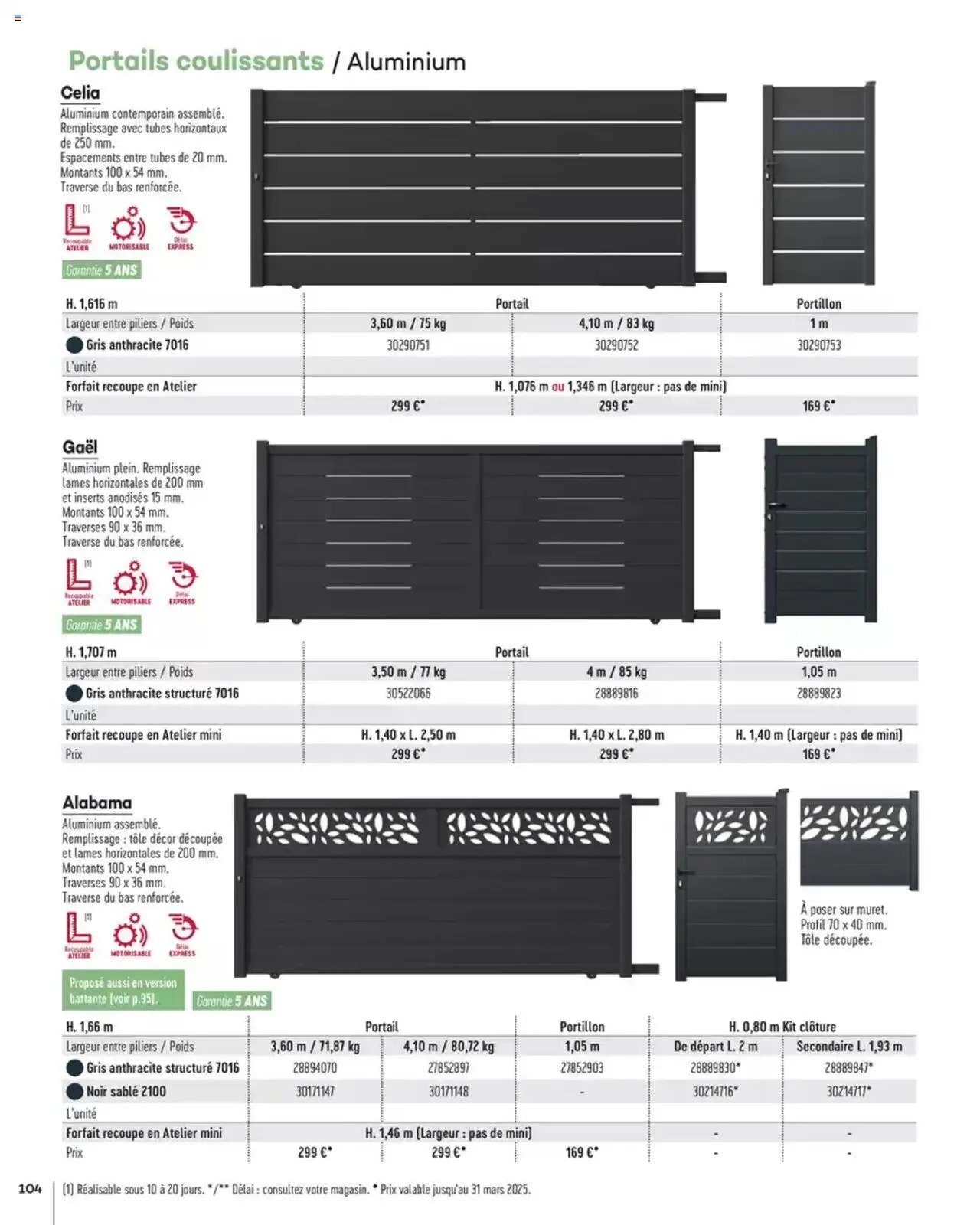 Gedimat Aménagements extérieurs (2025-03-14 - 2025-12-31)