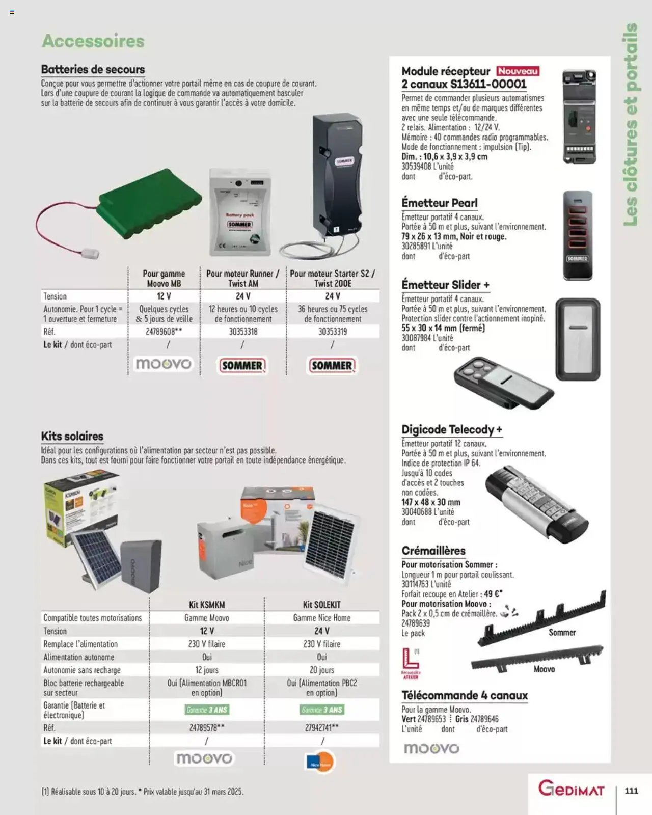 Gedimat Aménagements extérieurs (2025-03-14 - 2025-12-31)