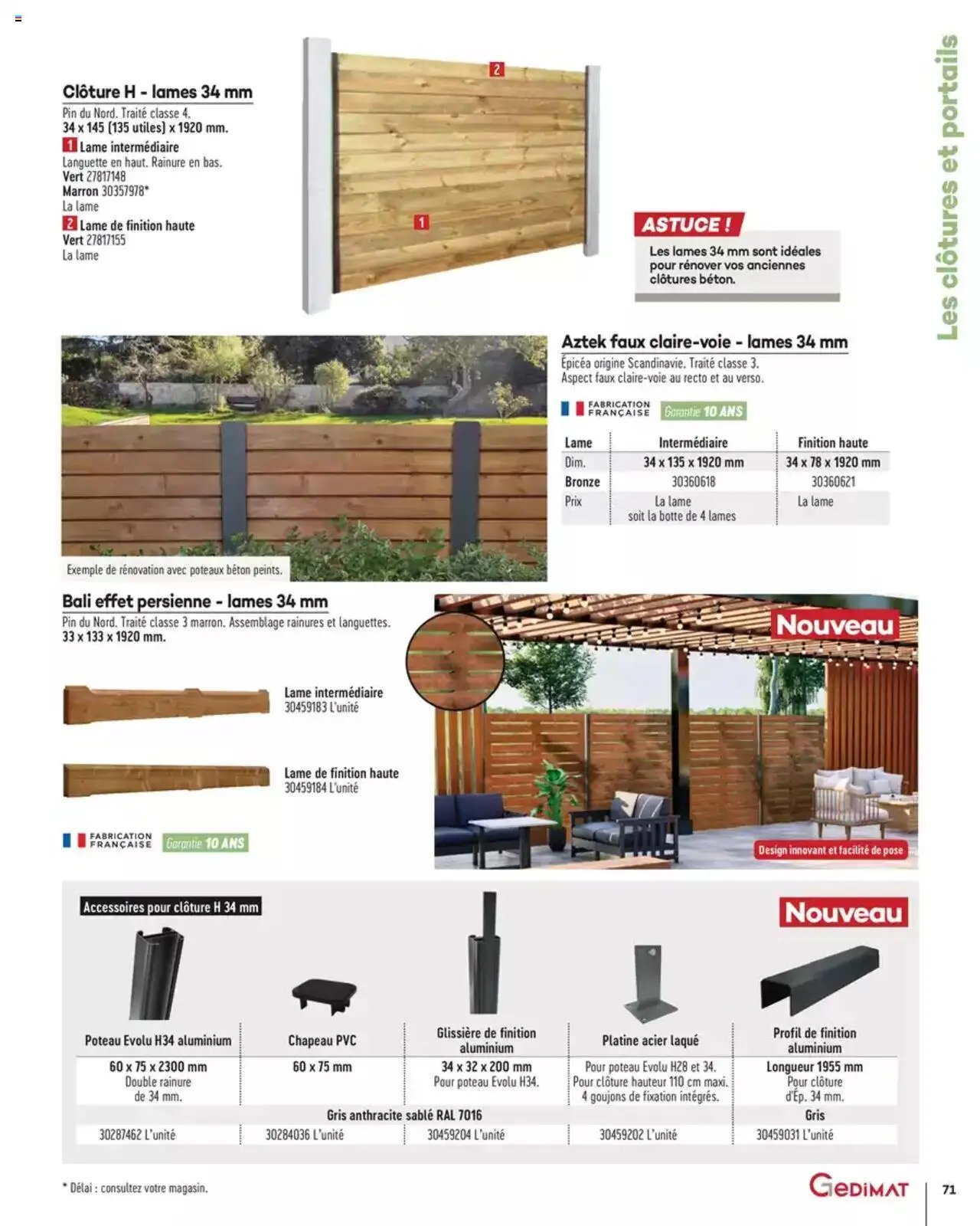 Gedimat Aménagements extérieurs (2025-03-14 - 2025-12-31)